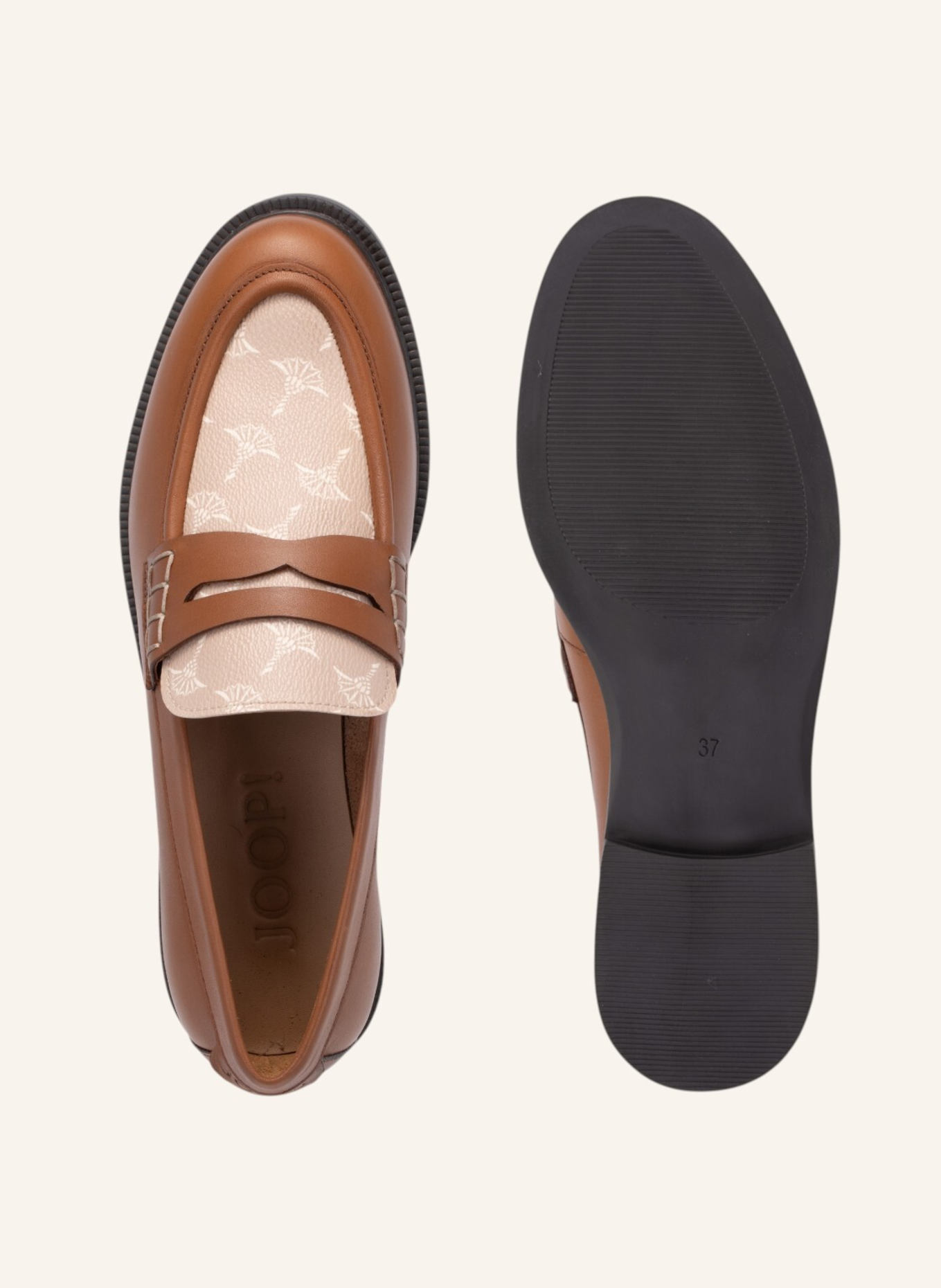 JOOP! Slip On MAZZOLINO MISTO MIA: COGNAC