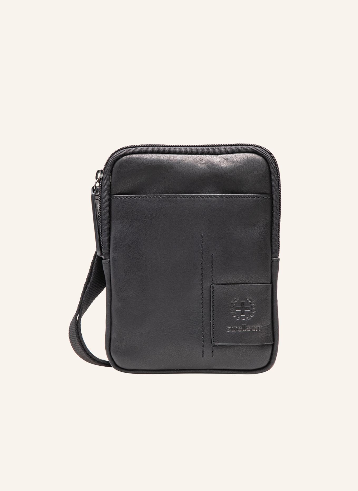 STRELLSON Schultertasche HYDE PARK BRIAN: SCHWARZ