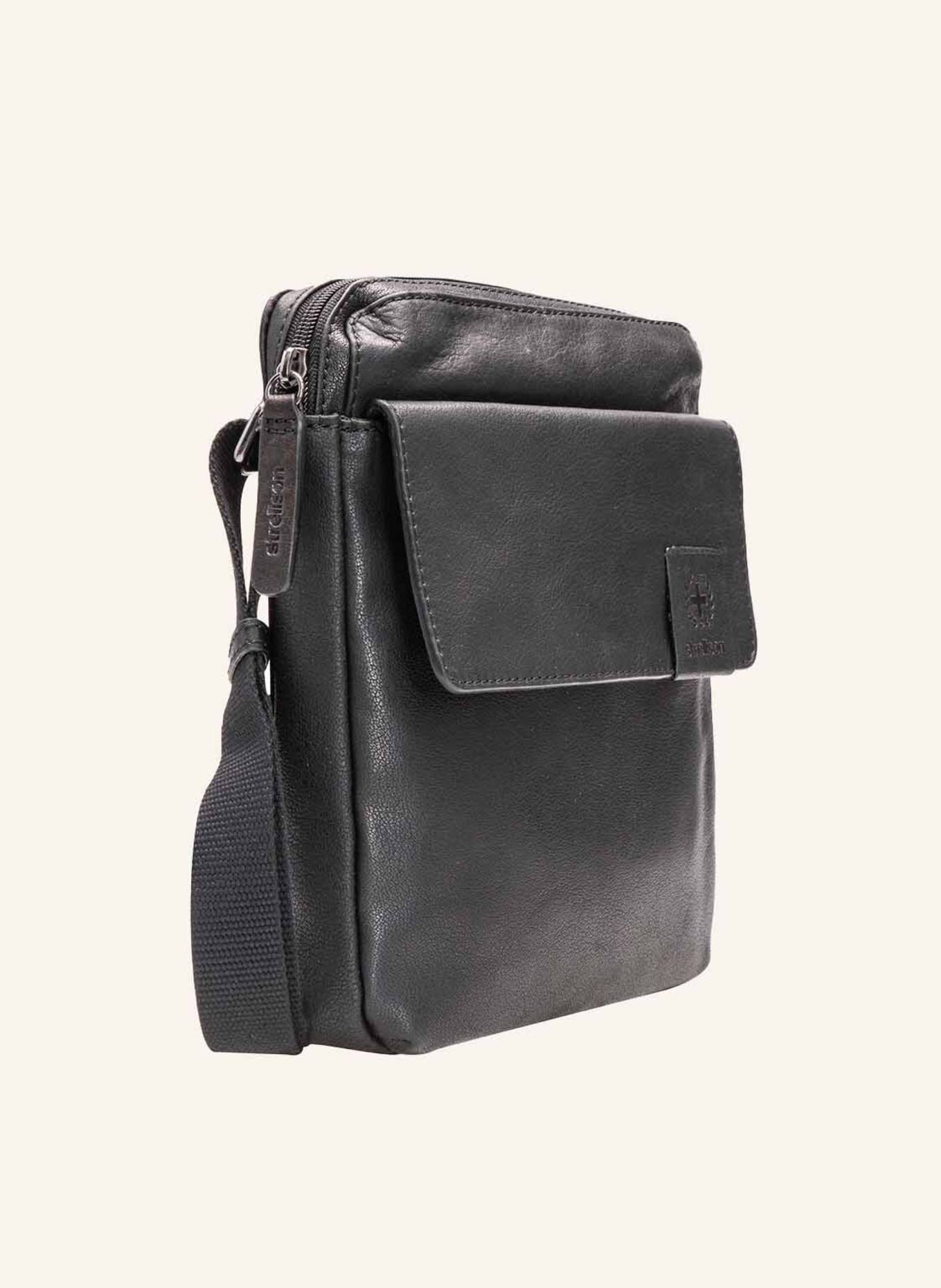 STRELLSON Schultertasche HYDE PARK MARCUS: SCHWARZ