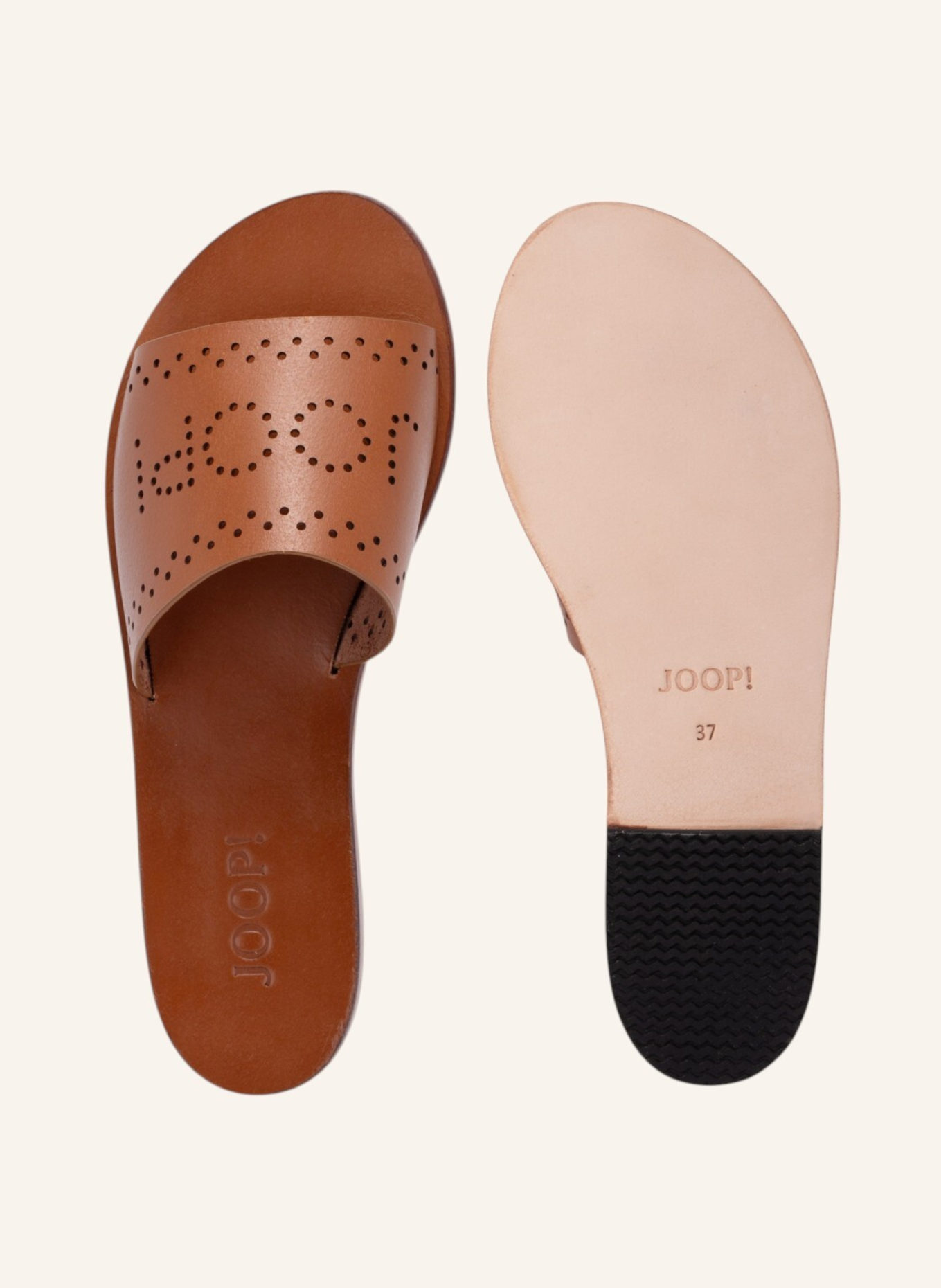 JOOP! Sandale UNICO LETTERA CHARLENE: COGNAC