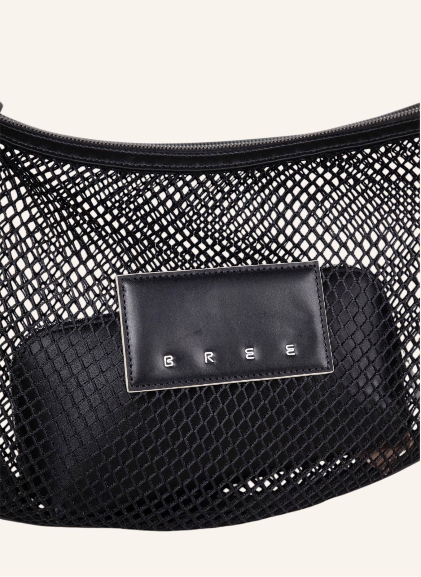 BREE Schultertasche THE AIRYS HUGO: SCHWARZ