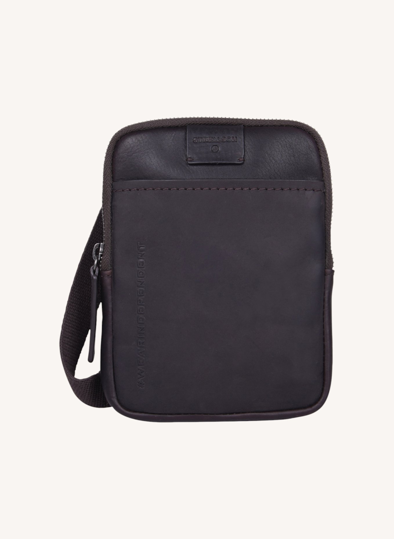 STRELLSON Schultertasche BRICK LANE BRIAN: DUNKELBRAUN