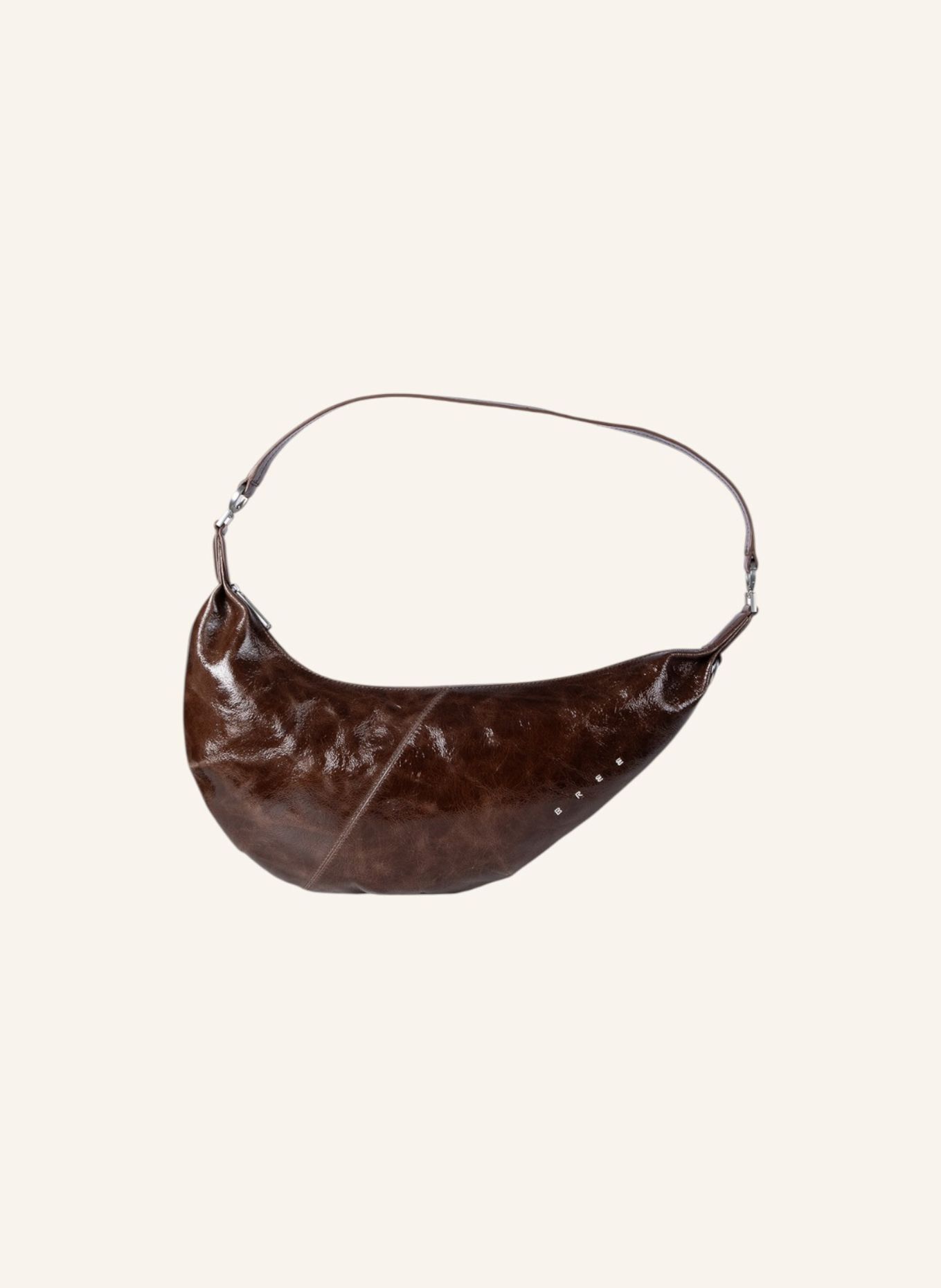 BREE Schultertasche THE EXHIBITS HUGO: DUNKELBRAUN