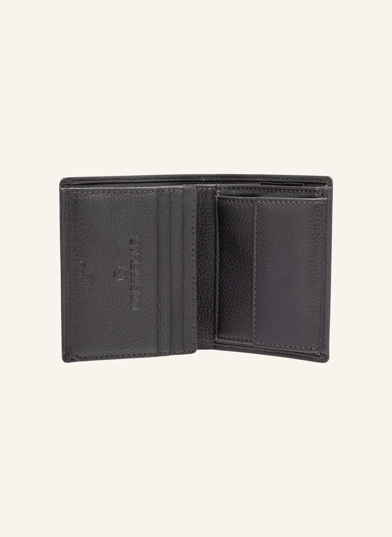 STRELLSON Billfold DALSTON RENO: DUNKELBRAUN