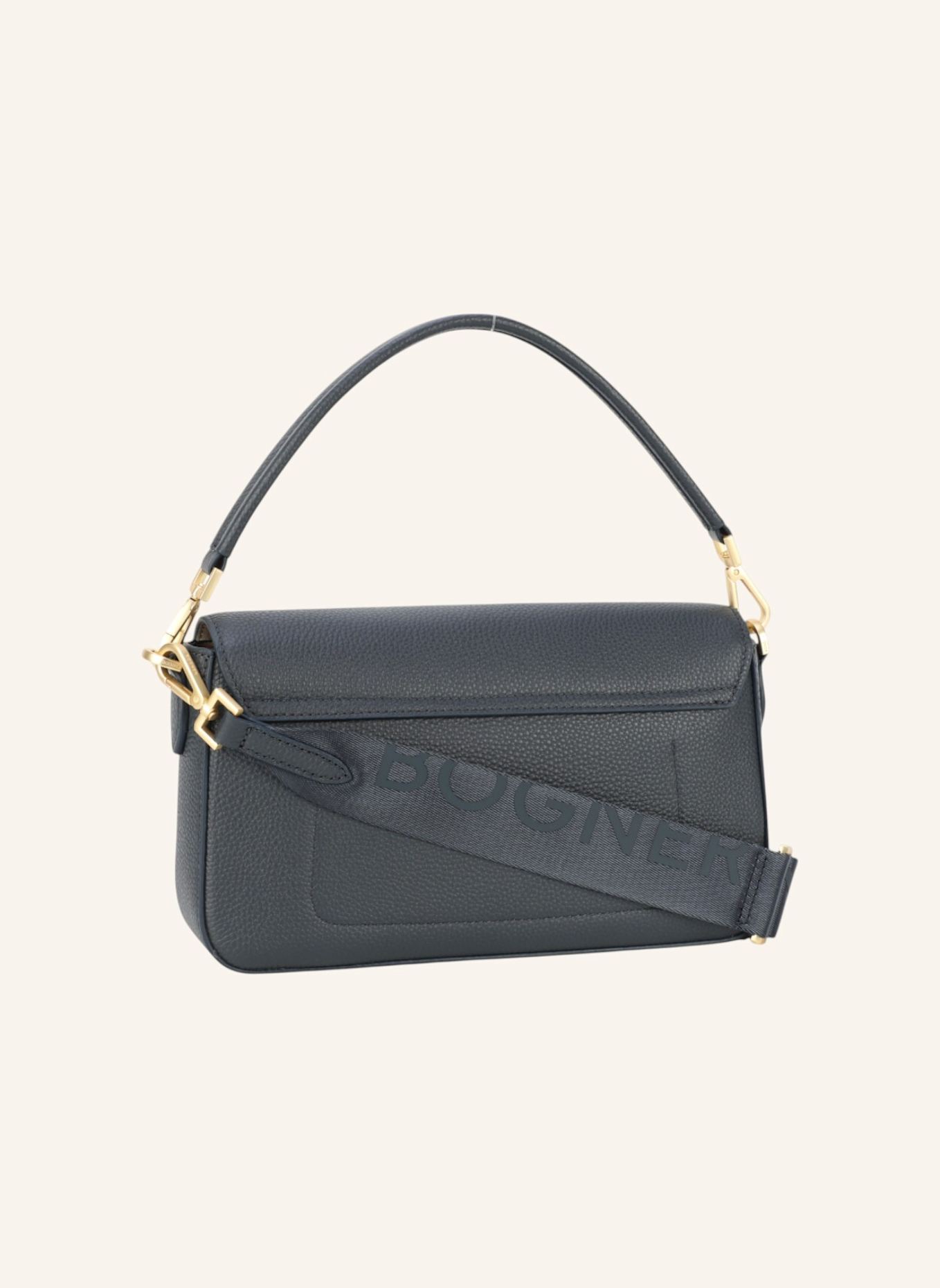 BOGNER Schultertasche PONTRESINA NEVE NERA: DUNKELBLAU