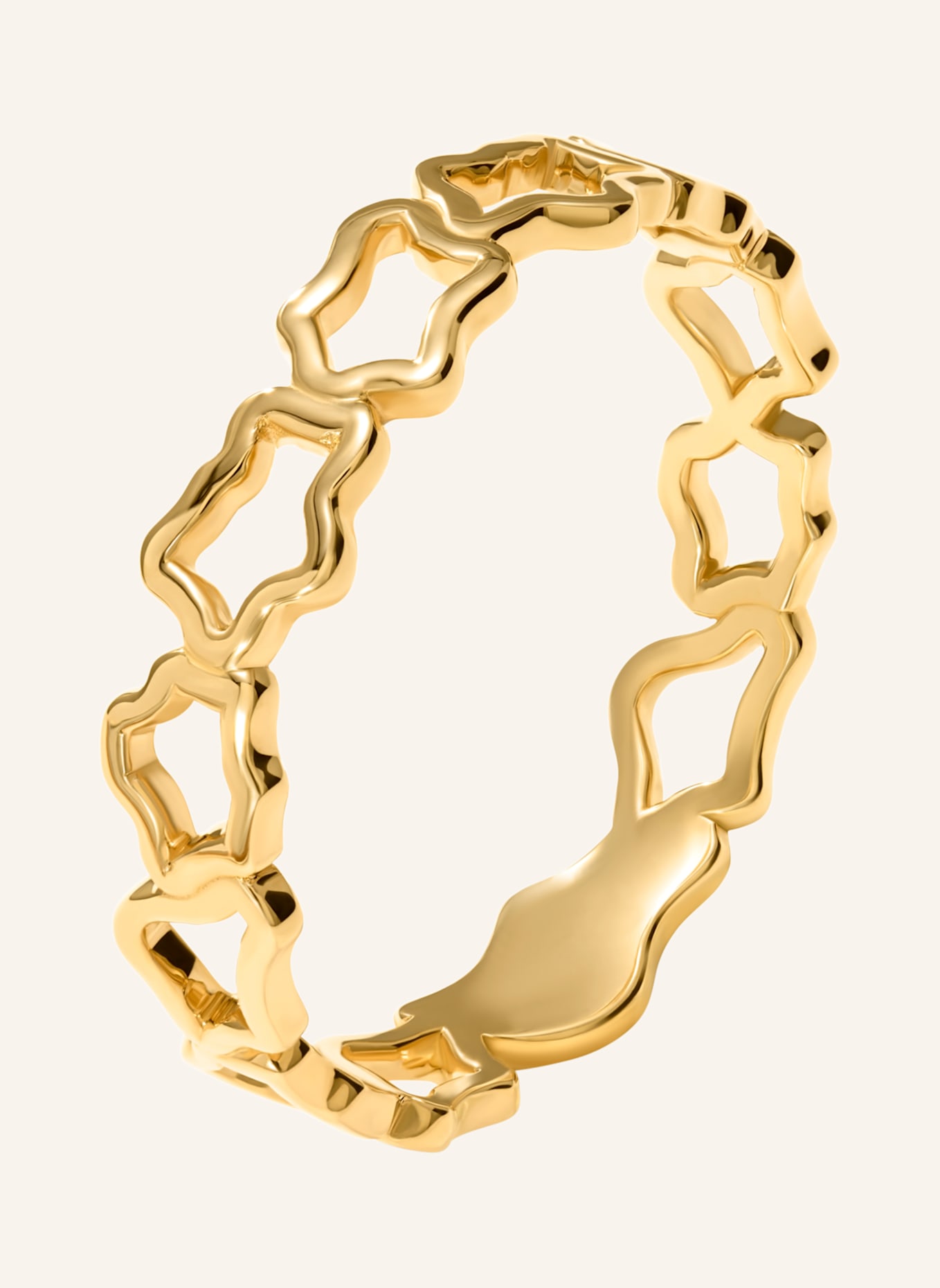VIERI Ring WOLKEN SILHOUETTEN GOLD: GOLD
