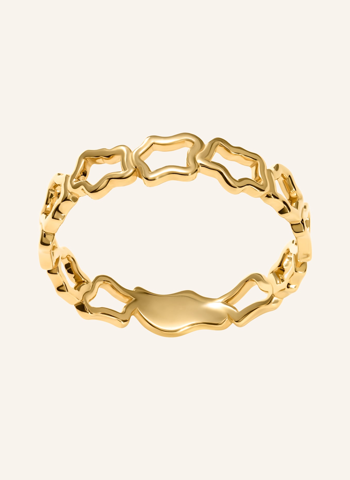 VIERI Ring WOLKEN SILHOUETTEN GOLD: GOLD