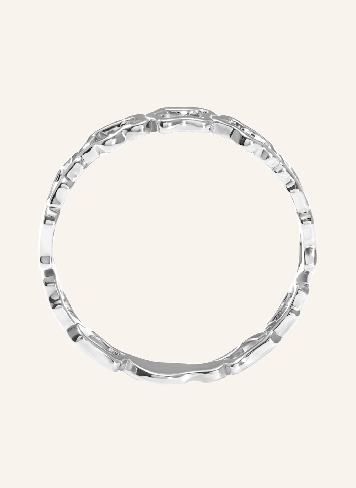 VIERI Ring WOLKEN SILHOUETTEN GOLD: WEISSGOLD