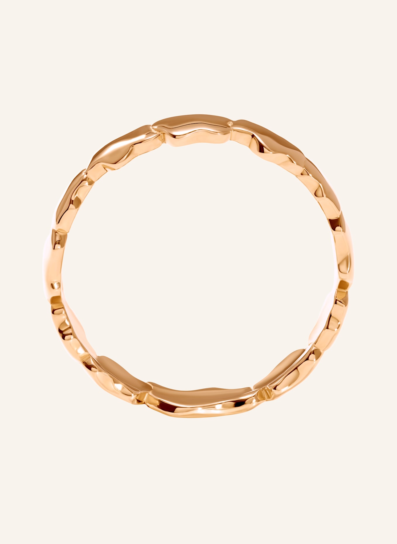 VIERI Ring WOLKEN SILHOUETTEN MARKANT: ROSÉGOLD