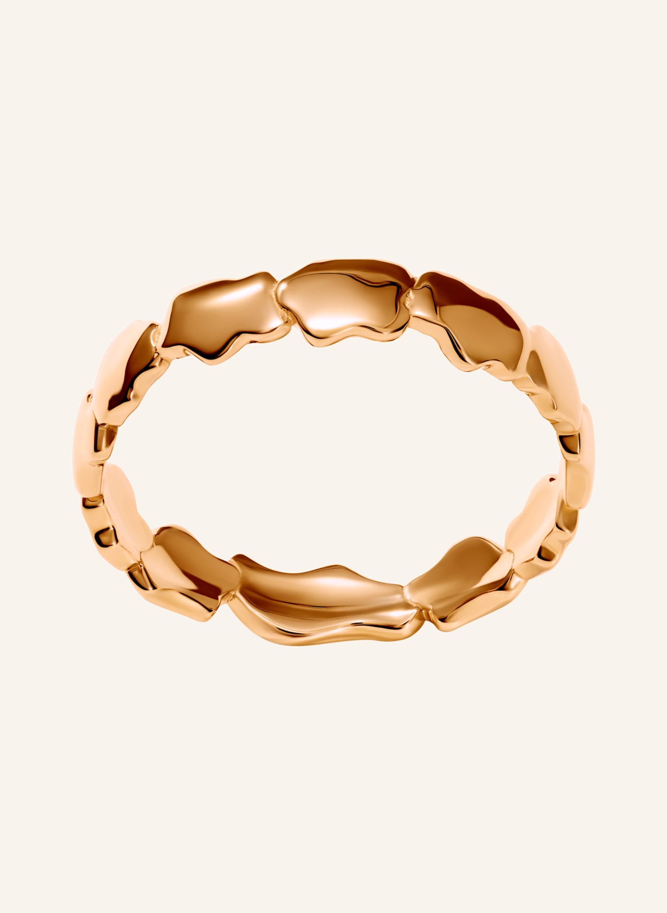 VIERI Ring WOLKEN SILHOUETTEN MARKANT: ROSÉGOLD