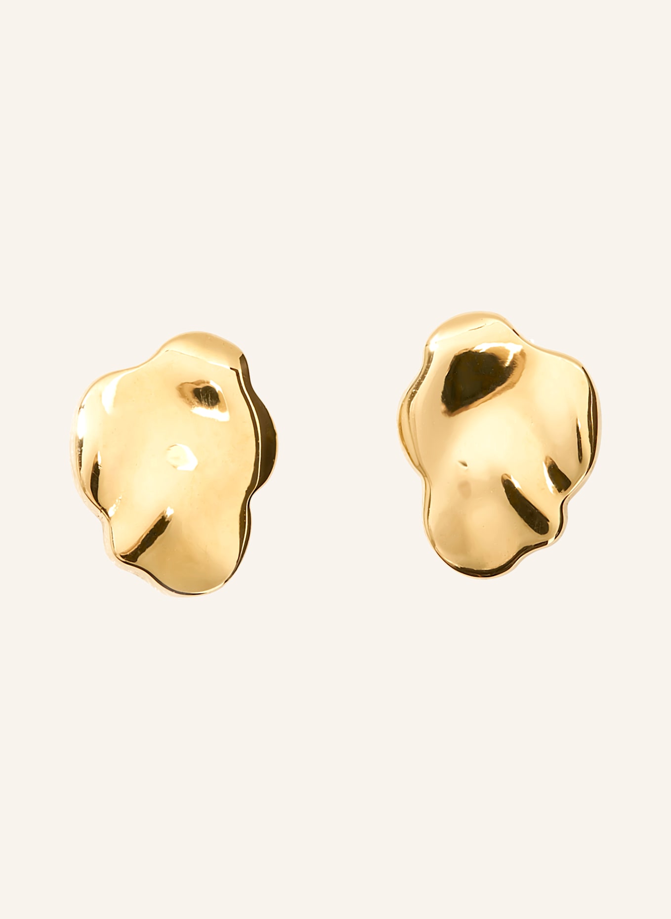 VIERI Ohrstecker WOLKE GOLD: GOLD