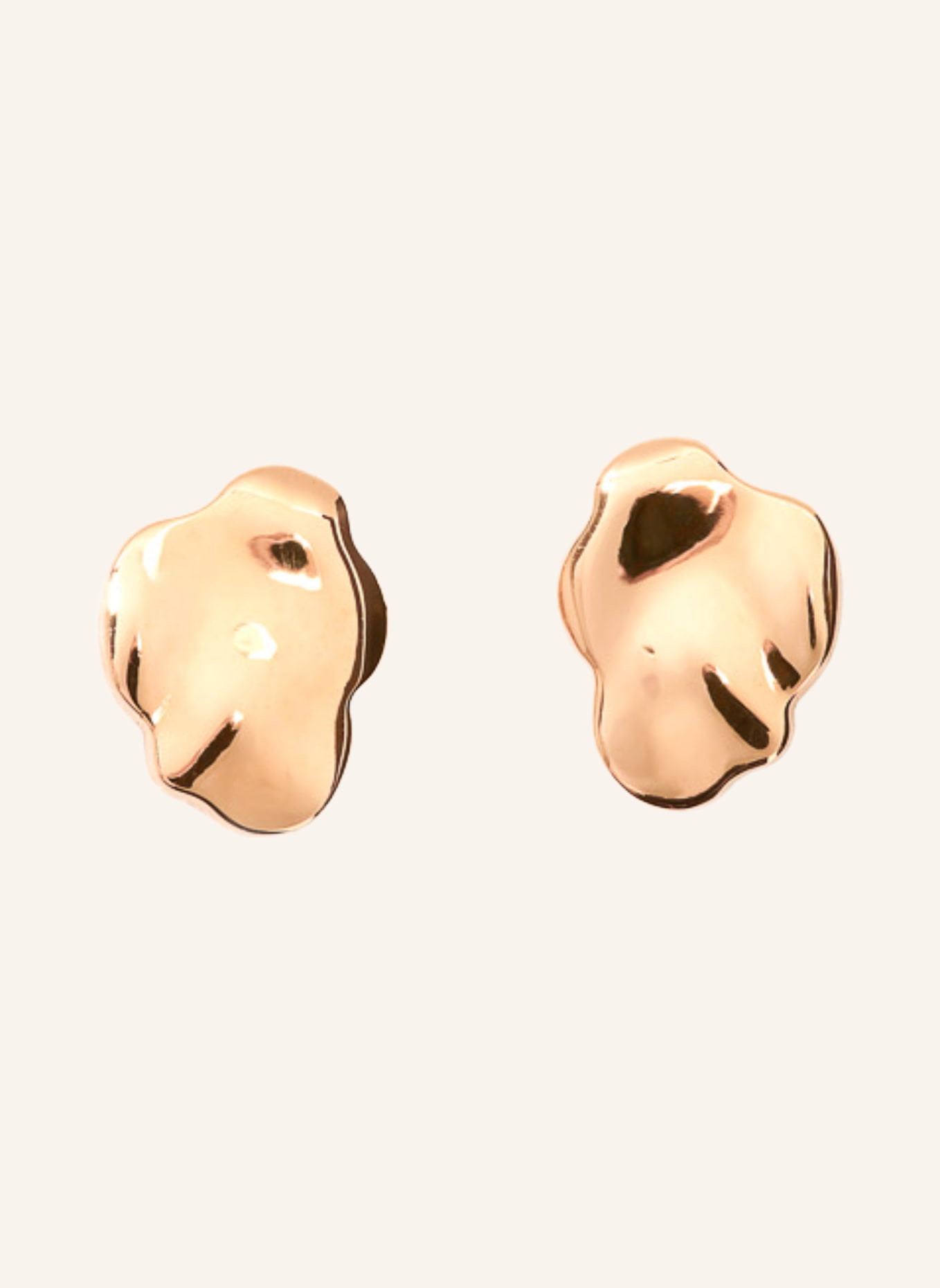 VIERI Ohrstecker WOLKE GOLD: ROSÉGOLD