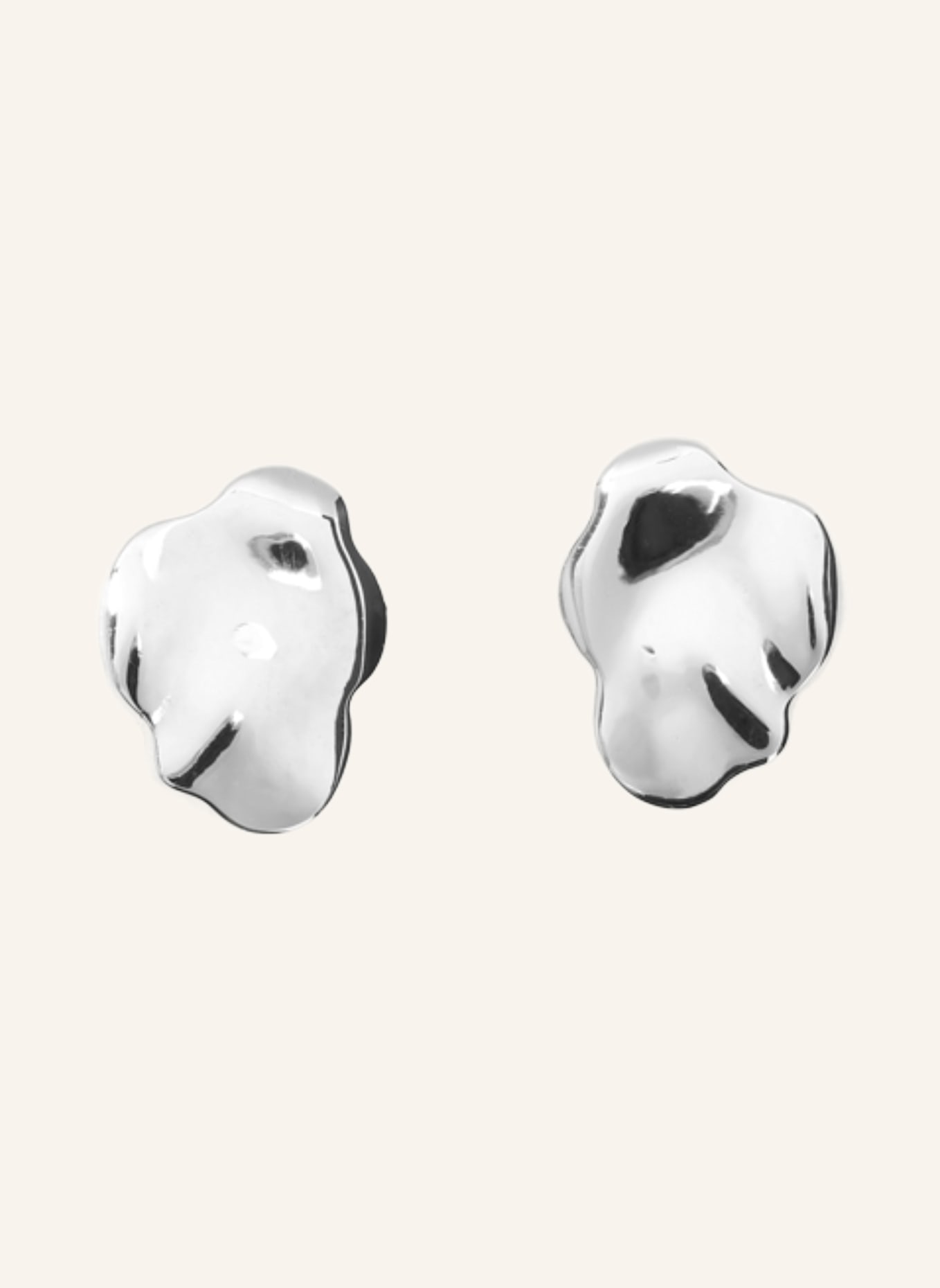 VIERI Ohrstecker WOLKE GOLD: WEISSGOLD