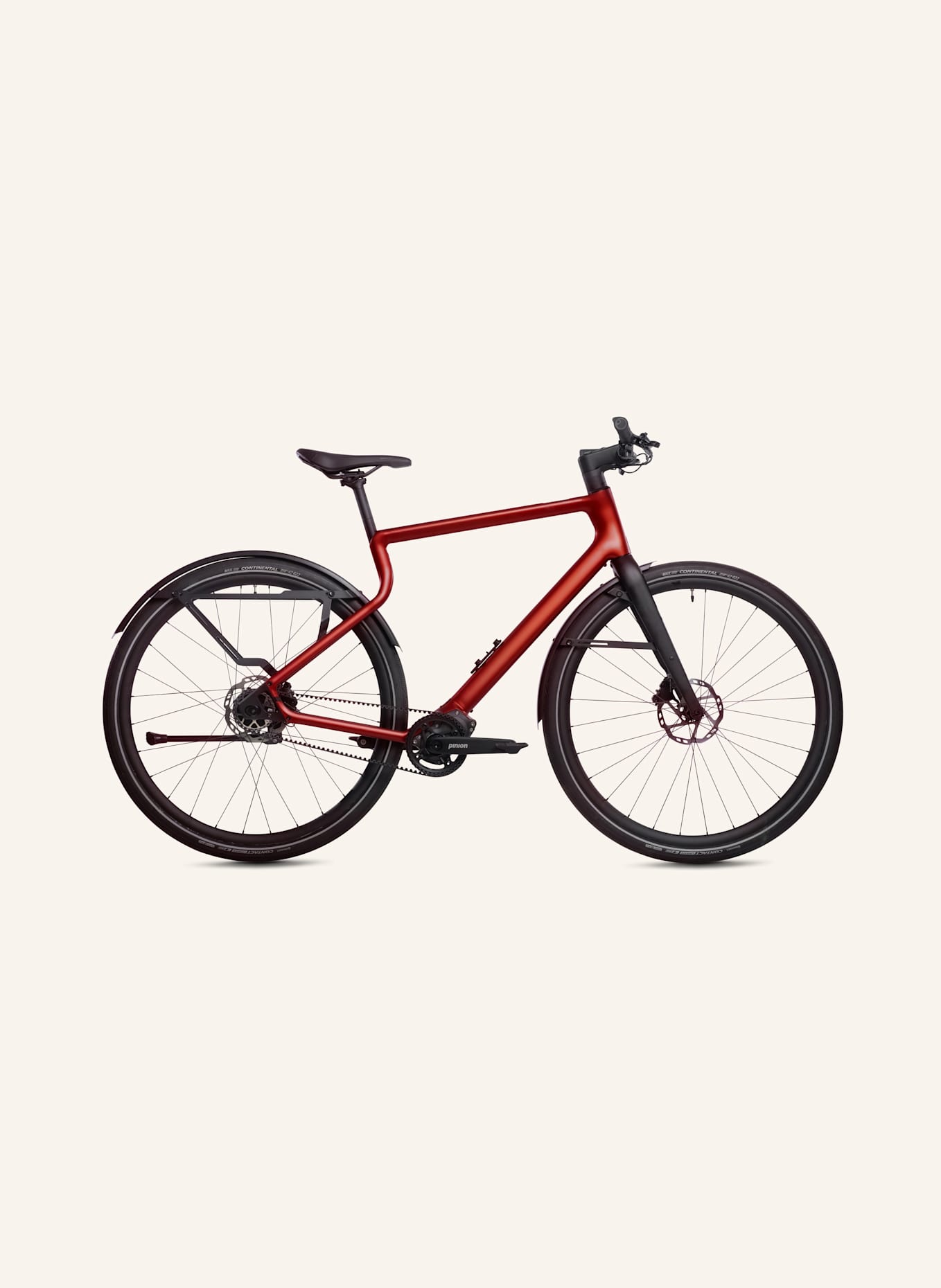 Urwahn Urban E-Bike STADTFUCHS: ROT