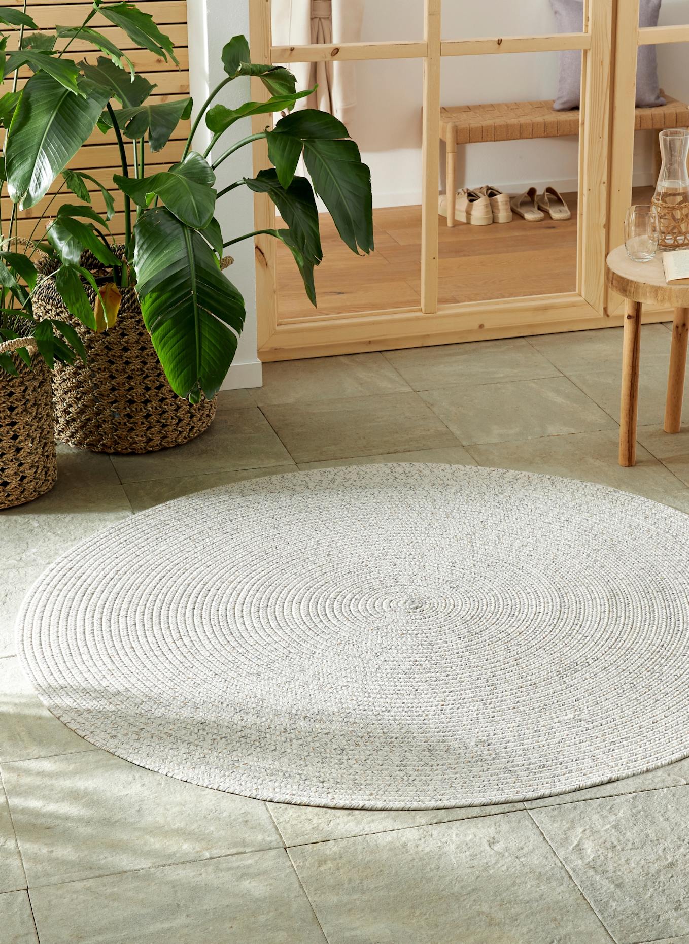 vikosa Teppich TRENZADO: SILBER/ HELLGRAU