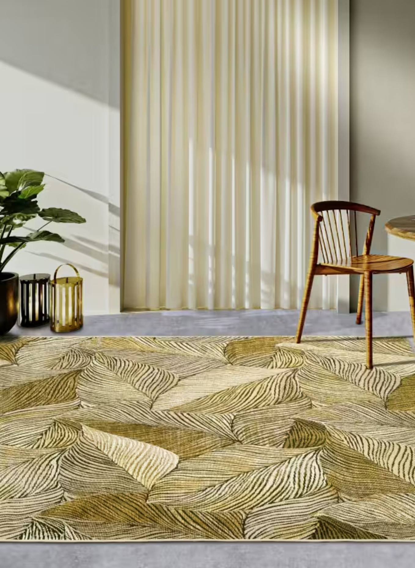 Villeroy & Boch Teppich EUGENE: GOLD/ SCHWARZ