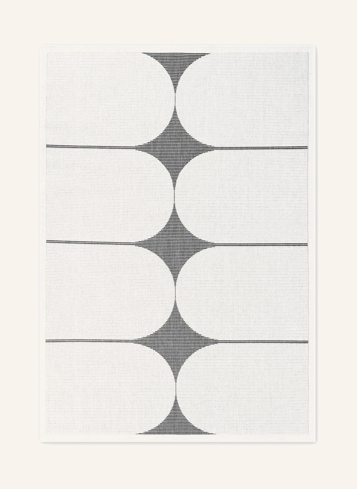 vikosa Teppich BOWEN: SCHWARZ/ WEISS