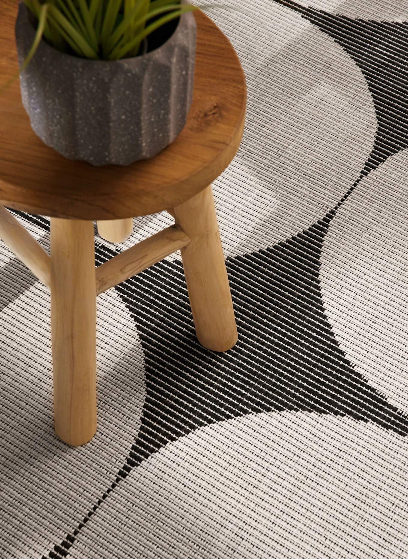 vikosa Teppich BOWEN: SCHWARZ/ WEISS