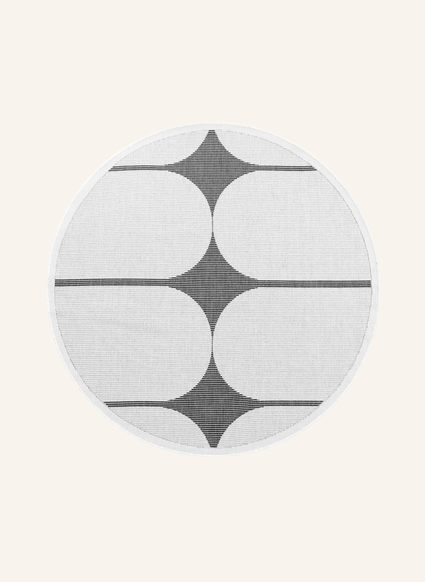 vikosa Teppich BOWEN: SCHWARZ/ WEISS