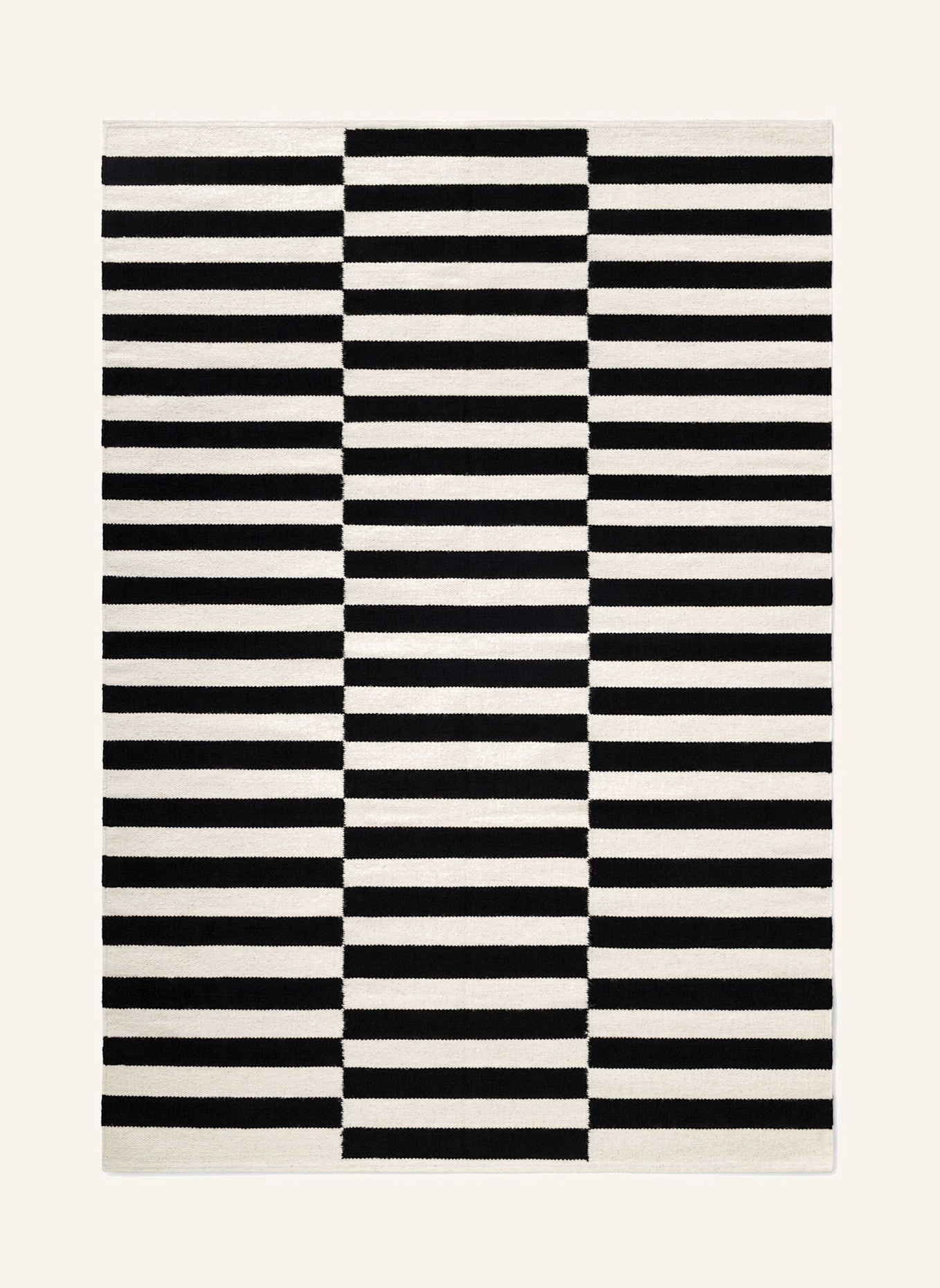 vikosa Teppich DONNA: SCHWARZ/ WEISS