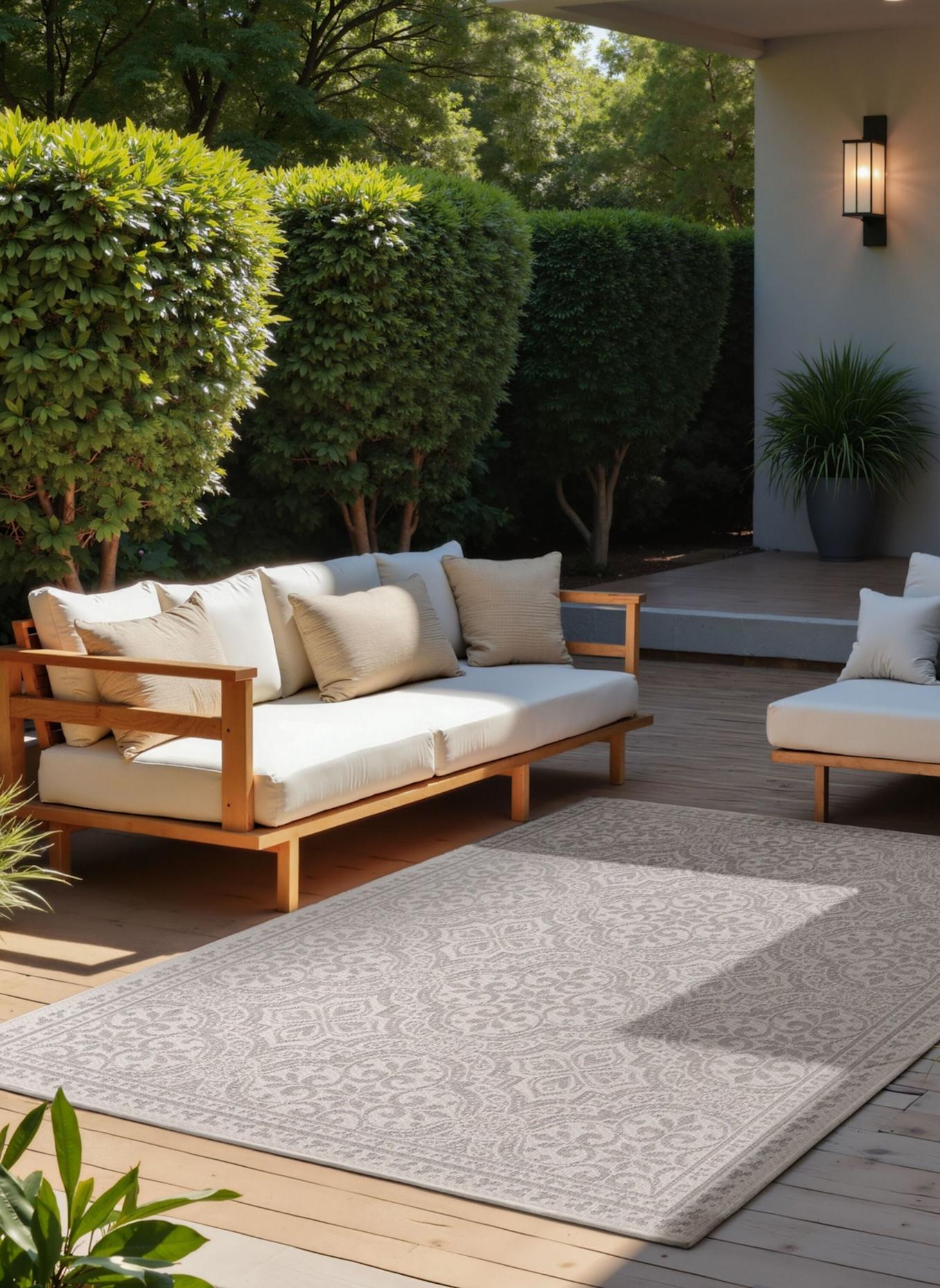 vikosa Teppich ROSEL: SILBER