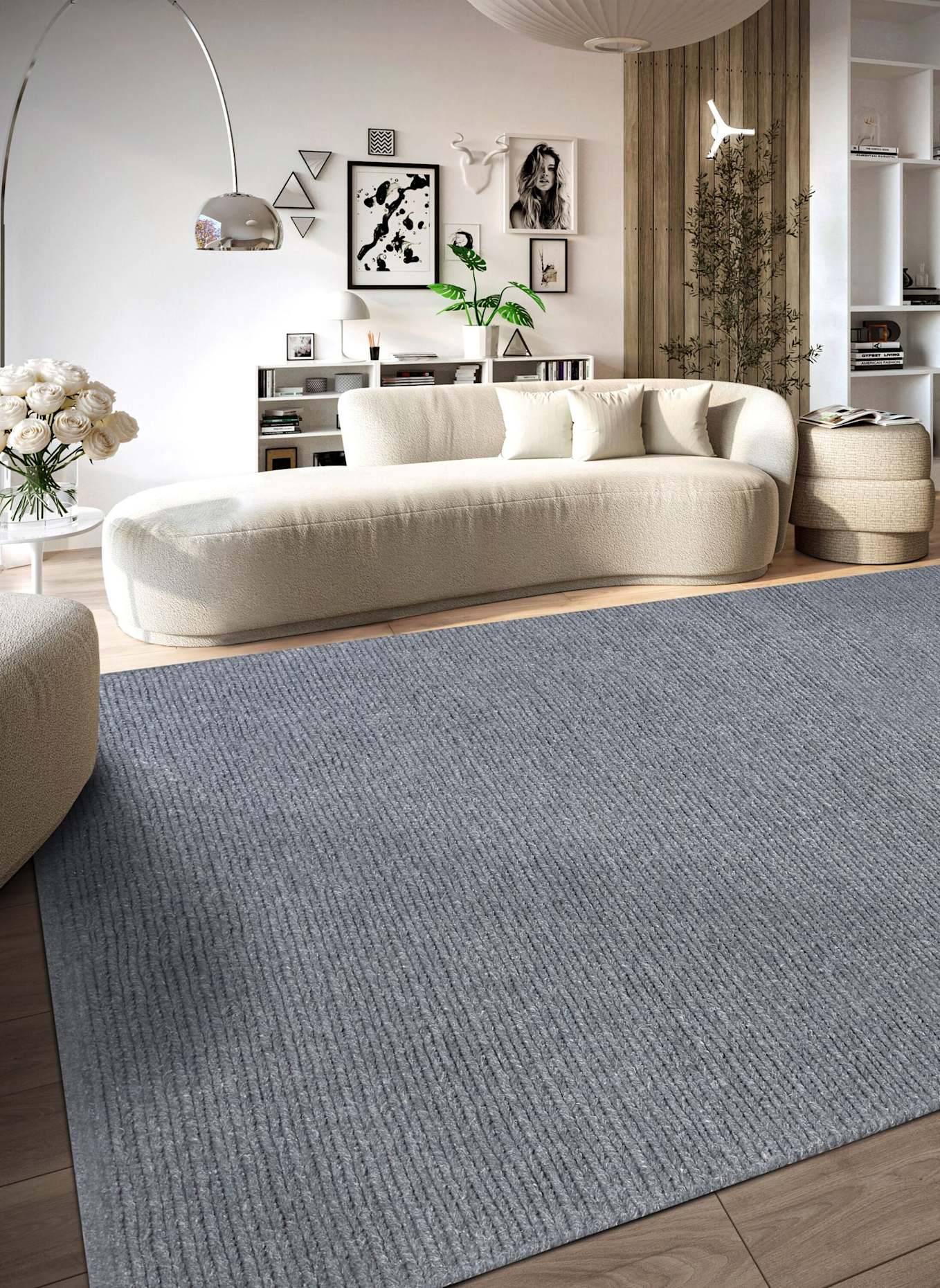 Villeroy & Boch Teppich FRANCOIS: GRAU/ DUNKELGRAU/ HELLGRAU/ SILBER