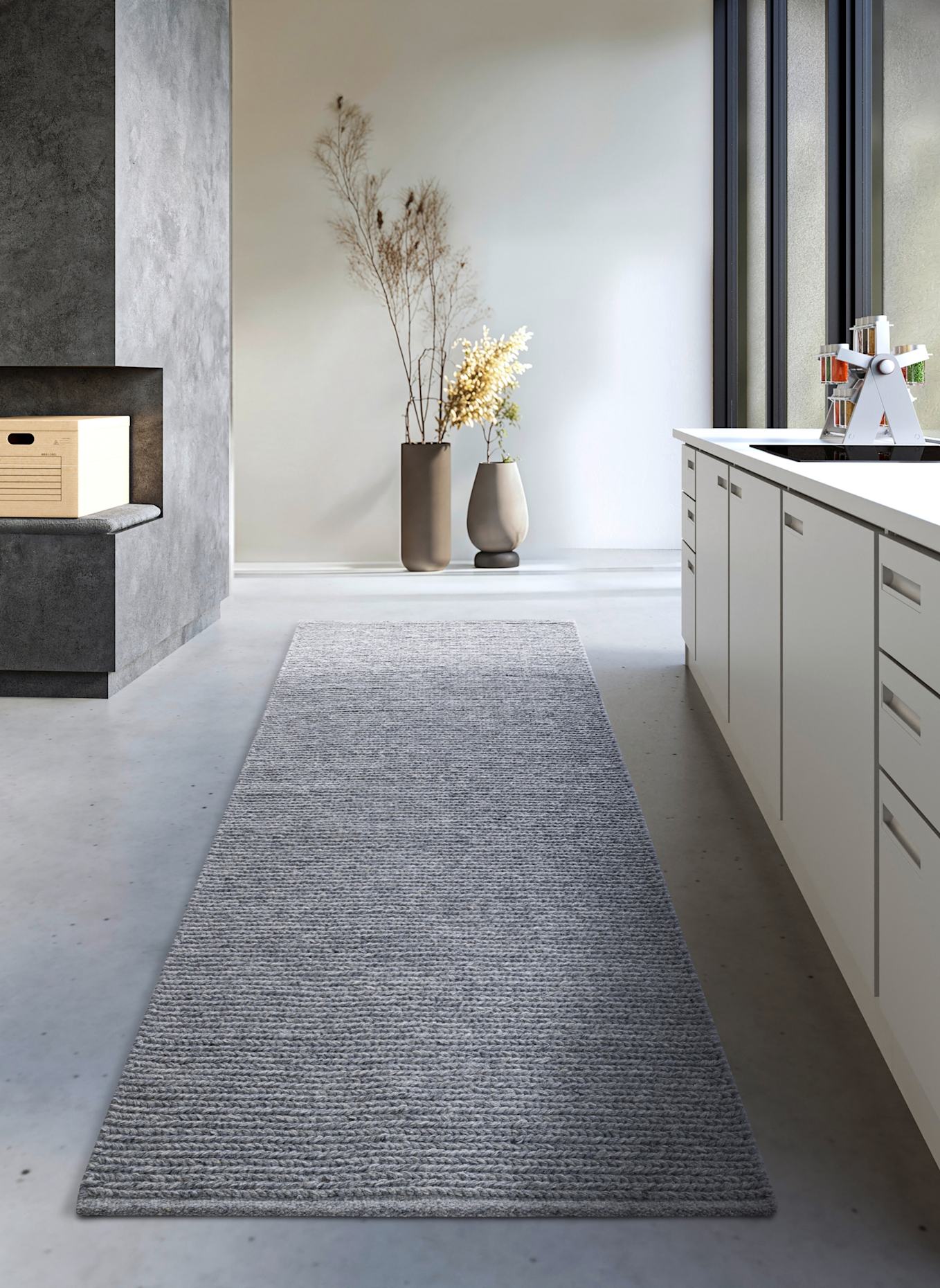 Villeroy & Boch Teppich FRANCOIS: GRAU/ DUNKELGRAU/ HELLGRAU/ SILBER