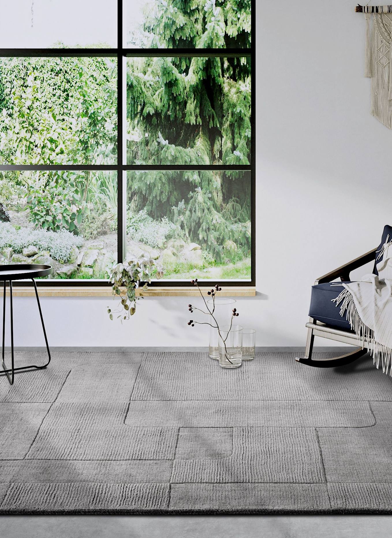 Villeroy & Boch Teppich CHARLOTTE: GRAU/ DUNKELGRAU/ HELLGRAU/ SILBER