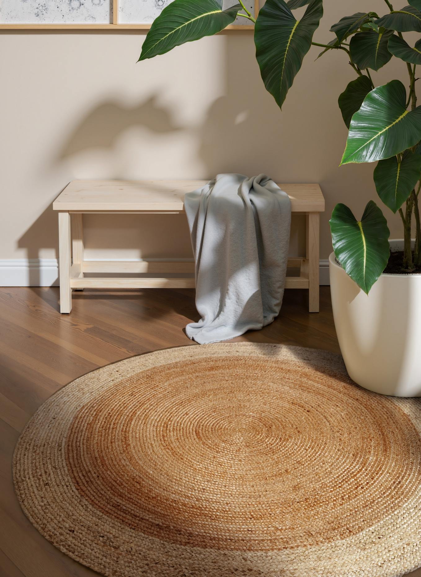 vikosa Teppich JUTTA: BEIGE