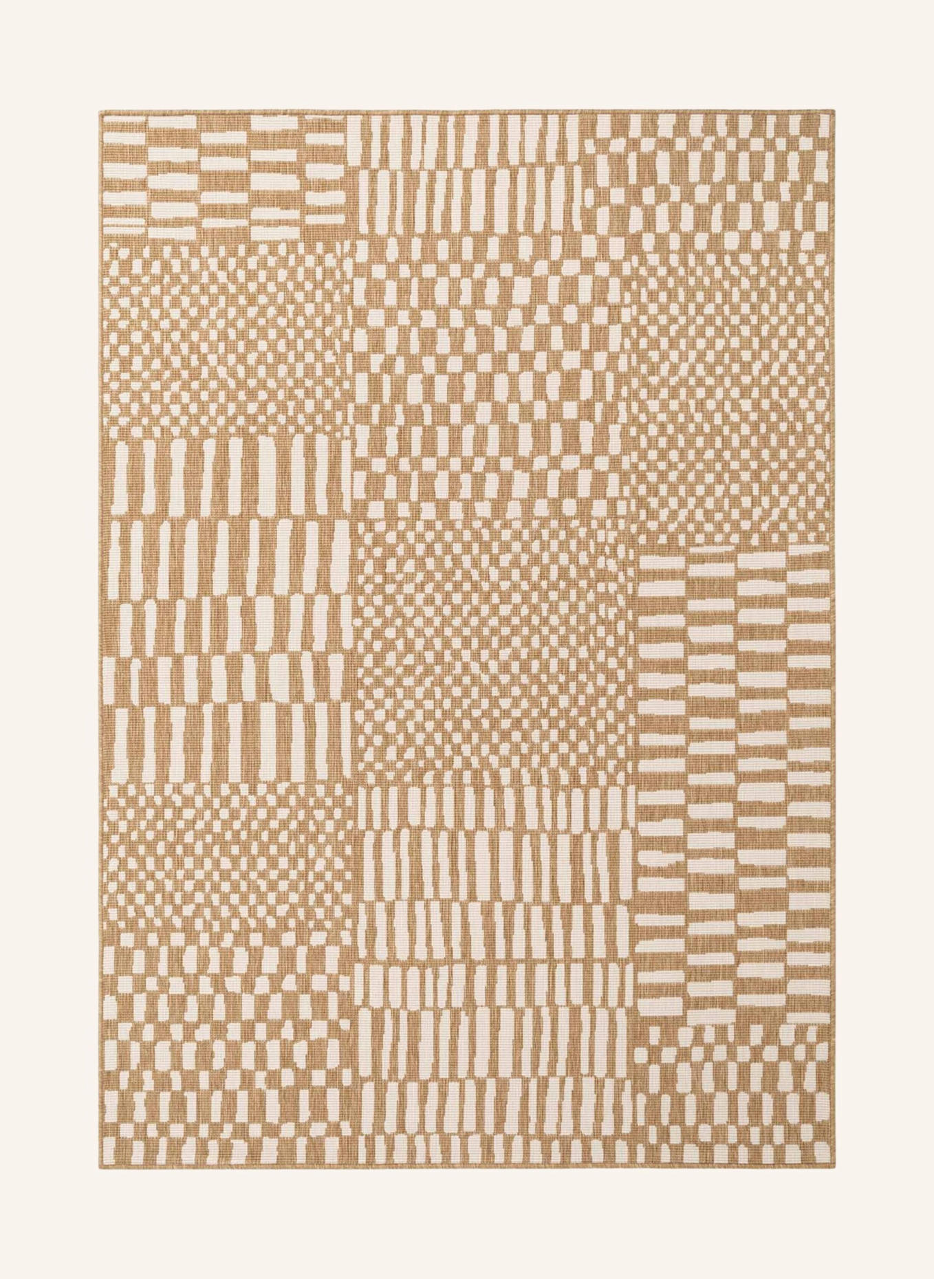 TED BAKER Teppich HARINGEY: BEIGE/ WEISS