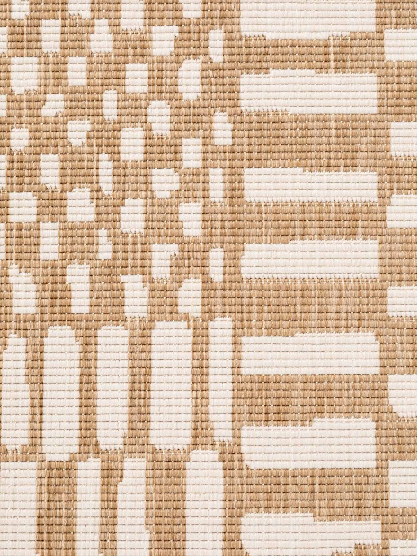 TED BAKER Teppich HARINGEY: BEIGE/ WEISS