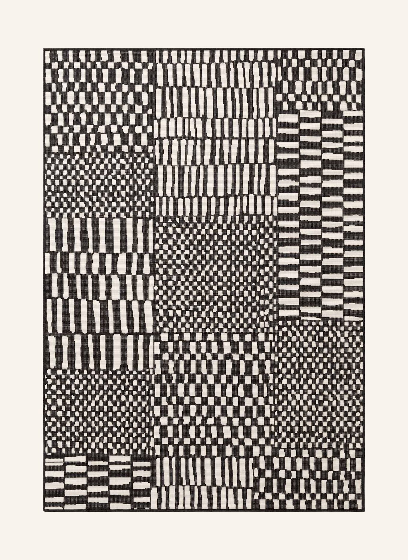 TED BAKER Teppich HARINGEY: SCHWARZ/ WEISS