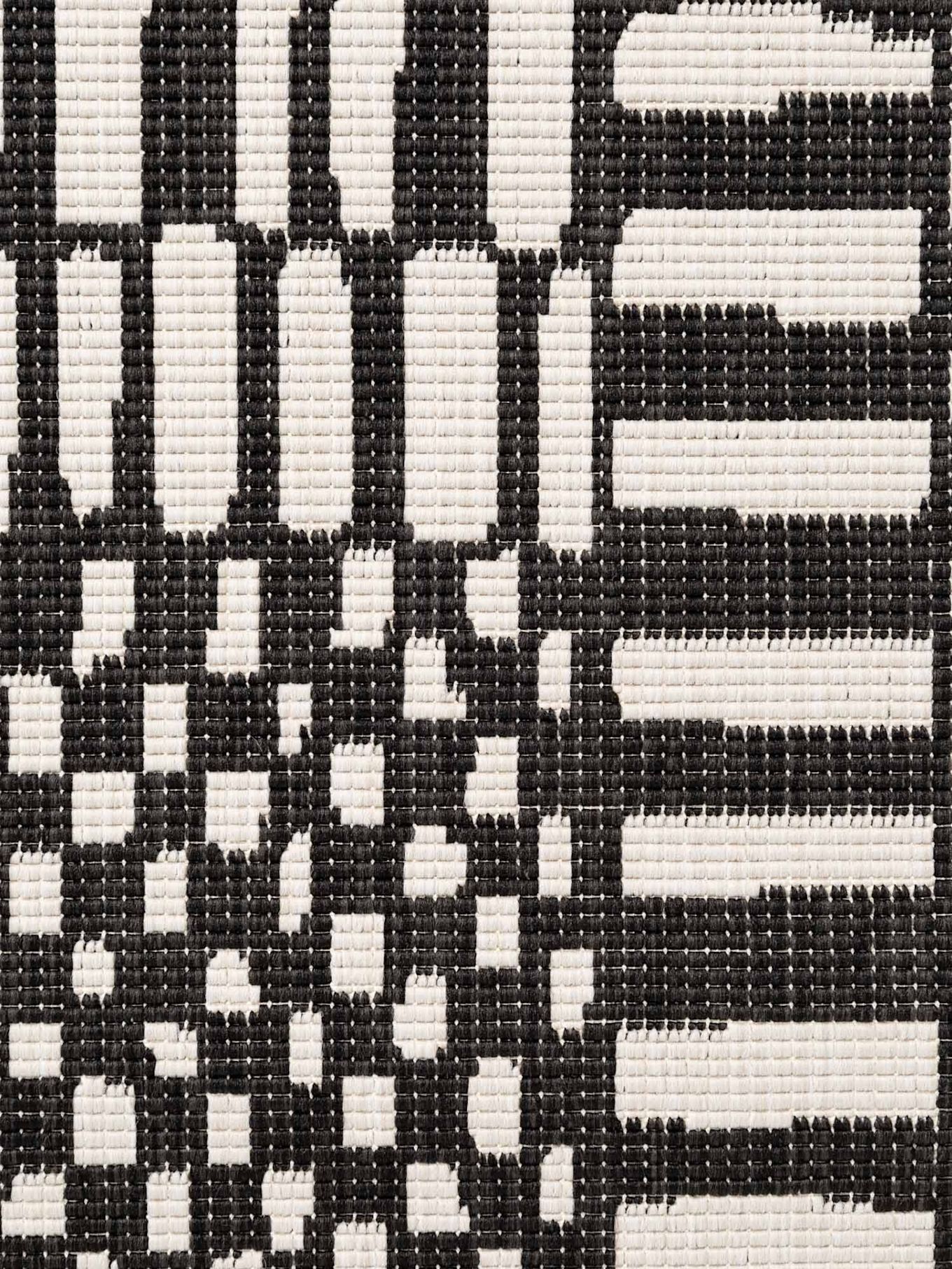 TED BAKER Teppich HARINGEY: SCHWARZ/ WEISS