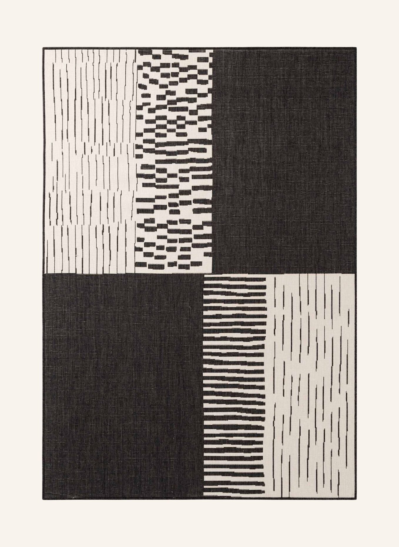 TED BAKER Teppich HARINGEY: SCHWARZ/ WEISS