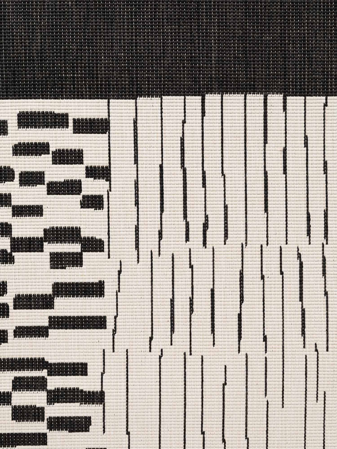 TED BAKER Teppich HARINGEY: SCHWARZ/ WEISS