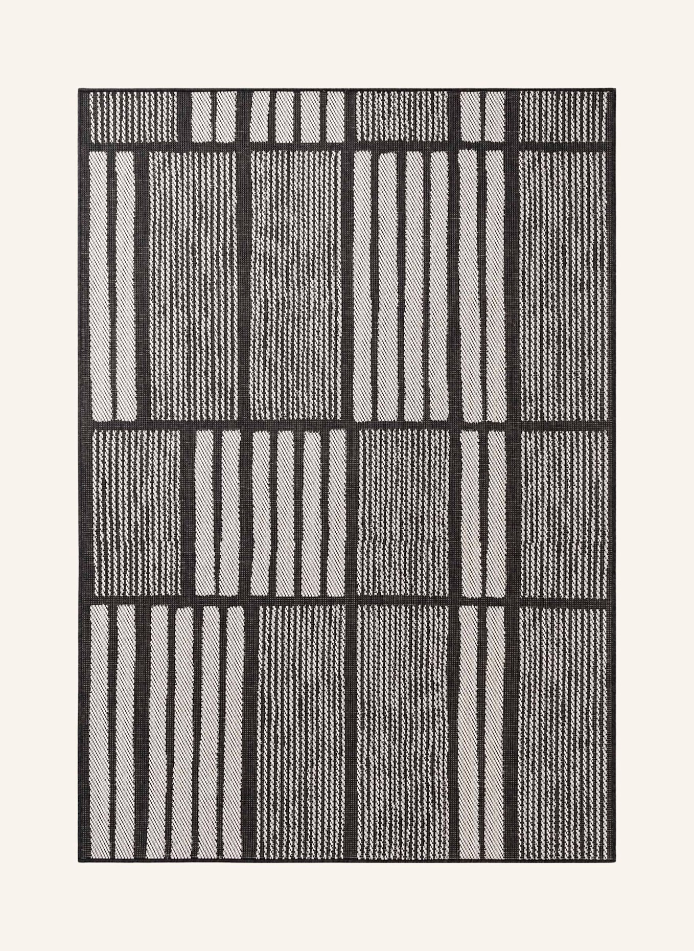 TED BAKER Teppich HARINGEY: SCHWARZ/ WEISS