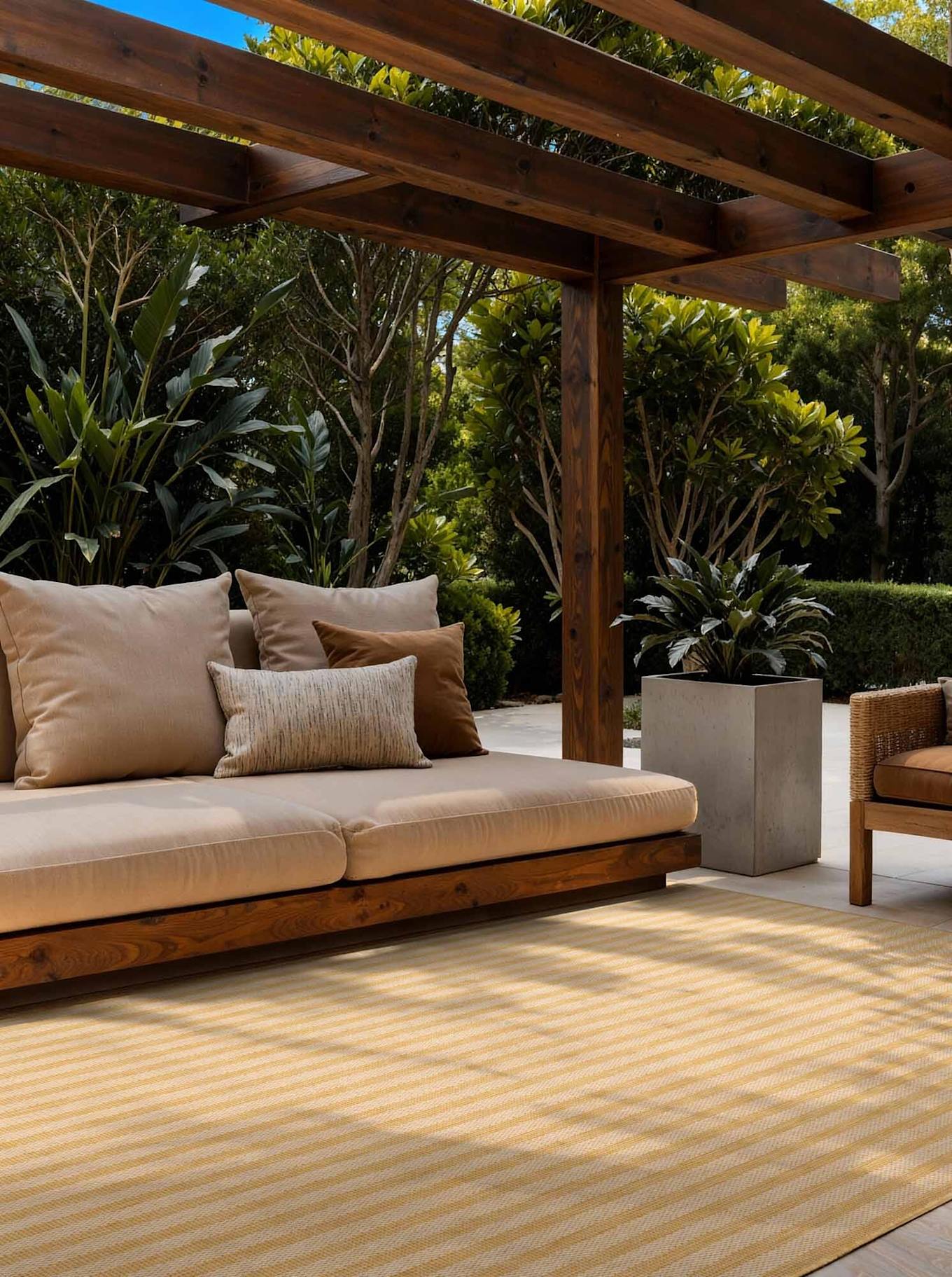 TED BAKER Teppich HARINGEY: GELB