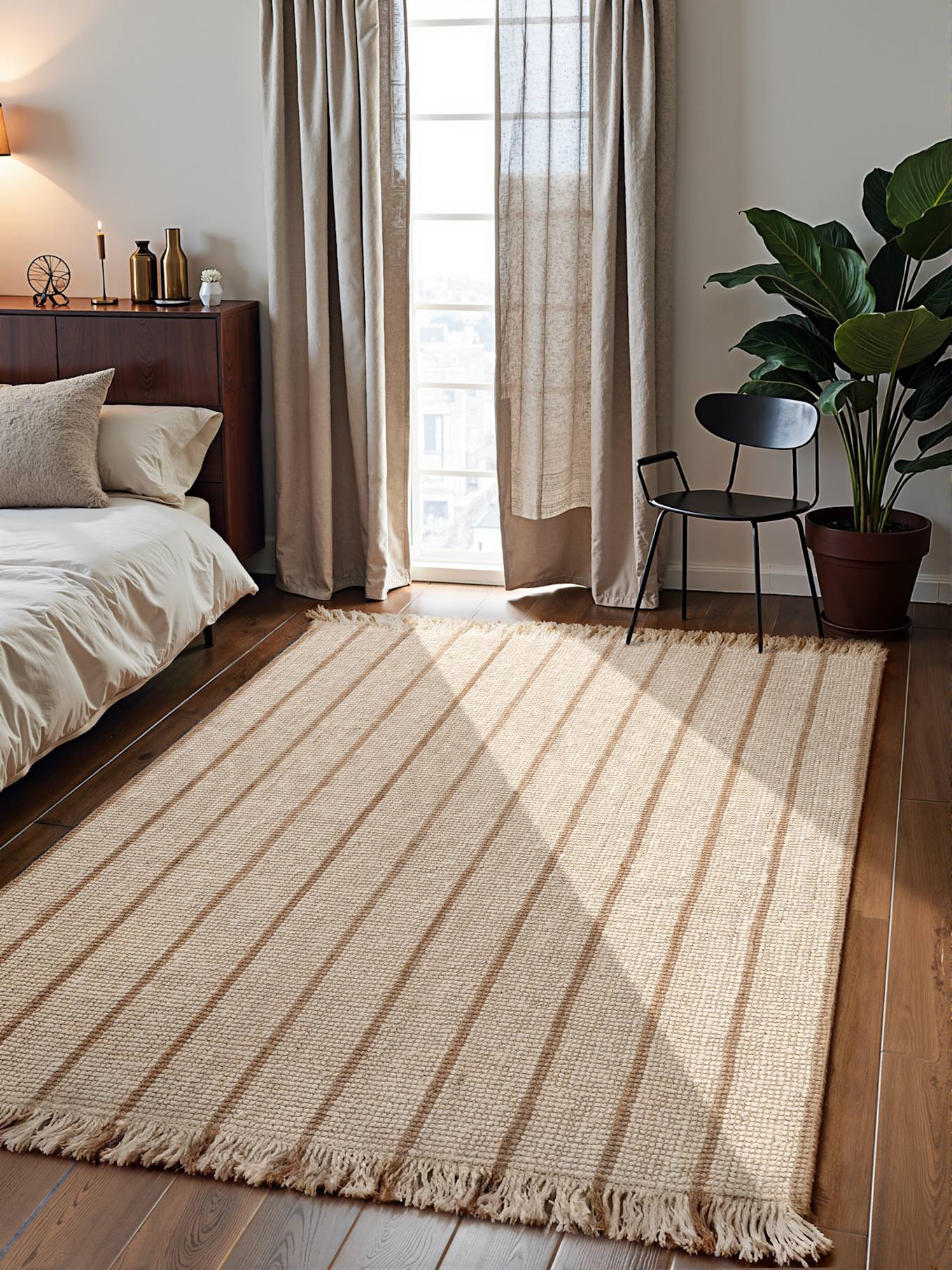 ELLE Decoration Teppich HARVEST: GRAU/ CREME