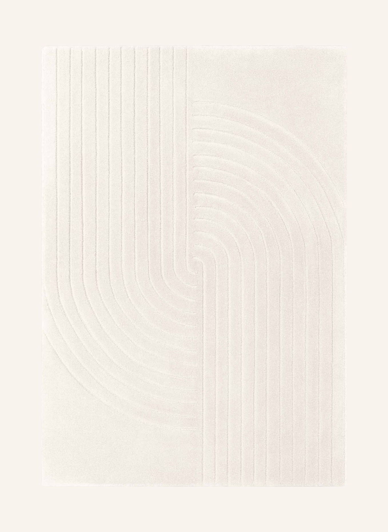 vikosa Teppich ARCURA: CREME/ WEISS