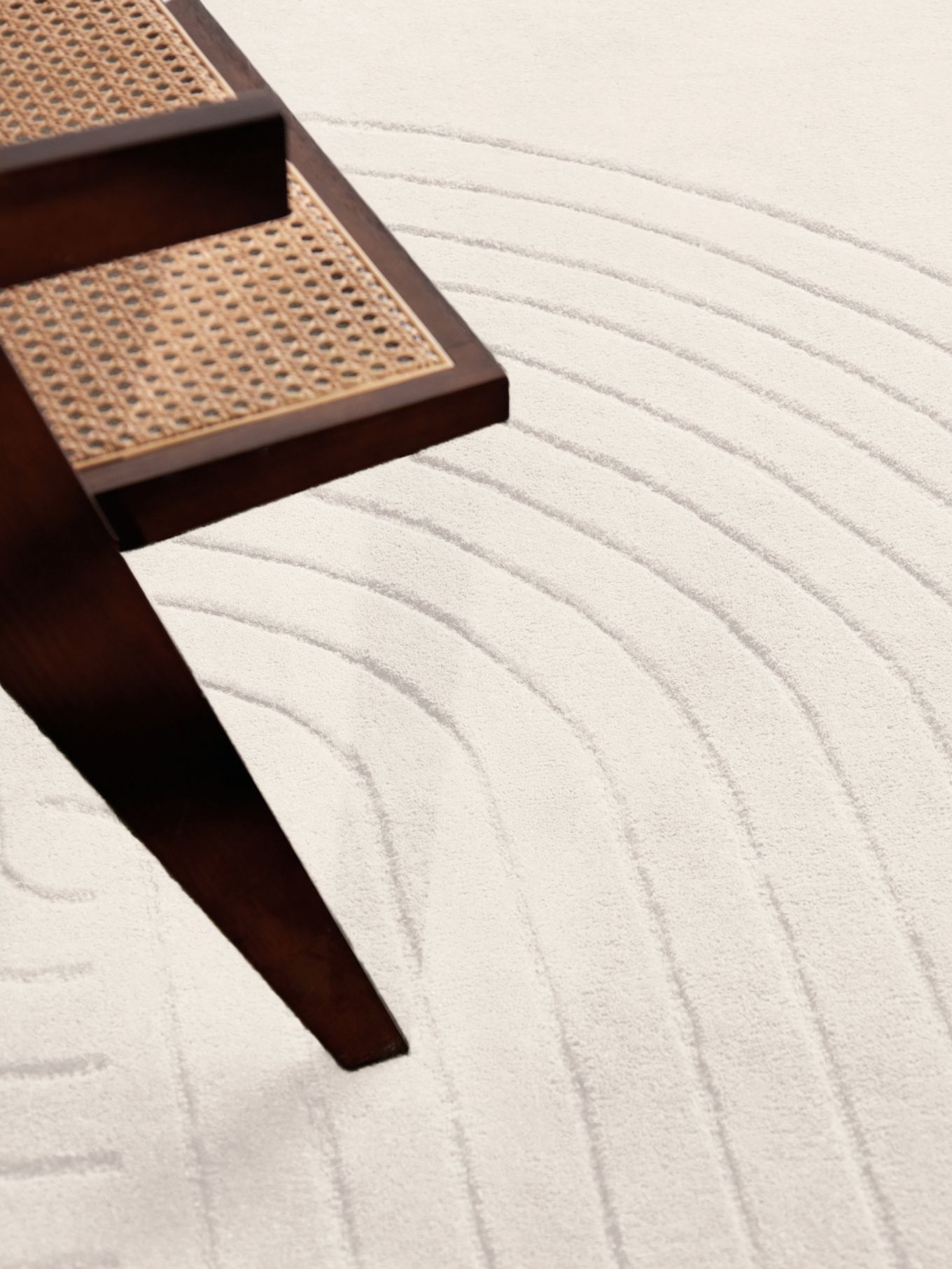 vikosa Teppich ARCURA: CREME / WEISS