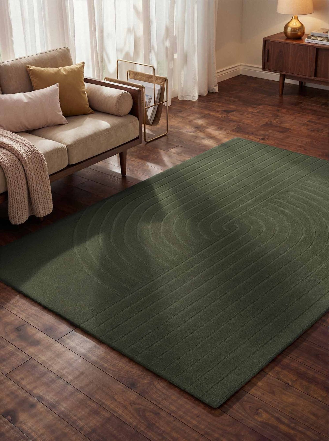 vikosa Teppich ARCURA: GRÜN