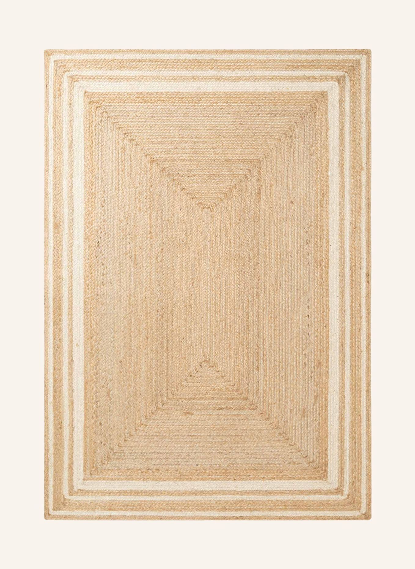 vikosa Teppich JUTTA: BEIGE / WEISS