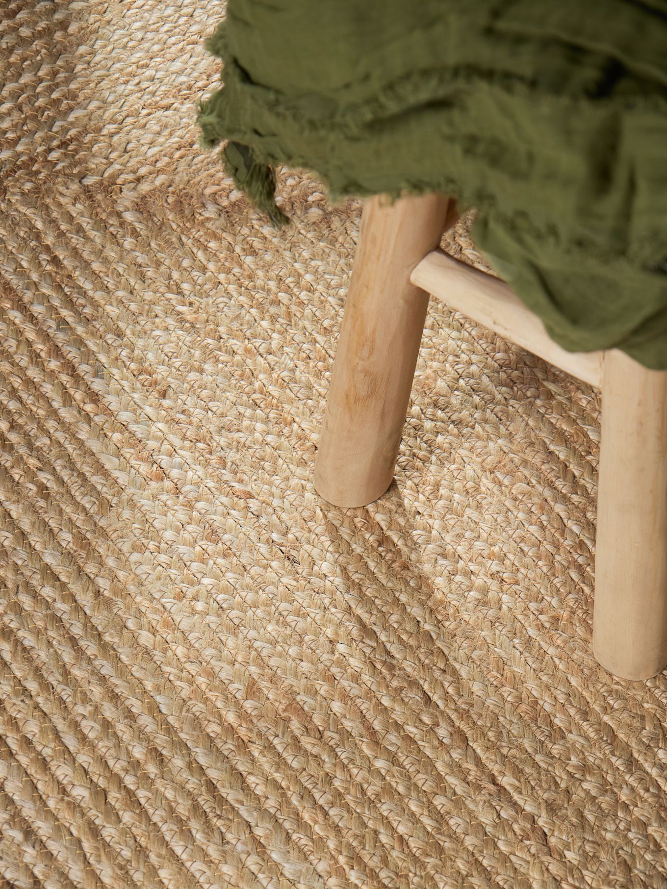vikosa Teppich JUTTA: BEIGE / WEISS