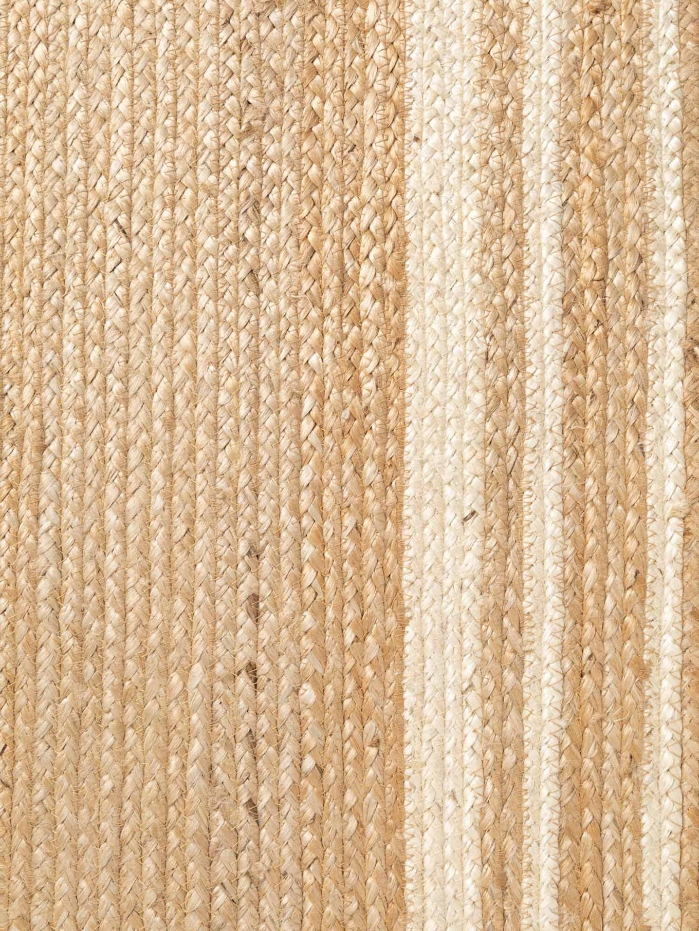 vikosa Teppich JUTTA: BEIGE/ WEISS