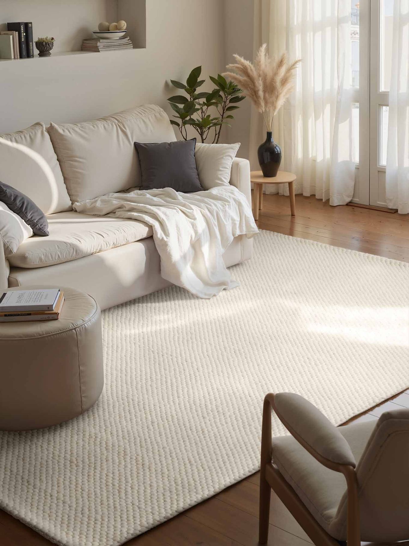 ELLE Decoration Teppich LYON: CREME