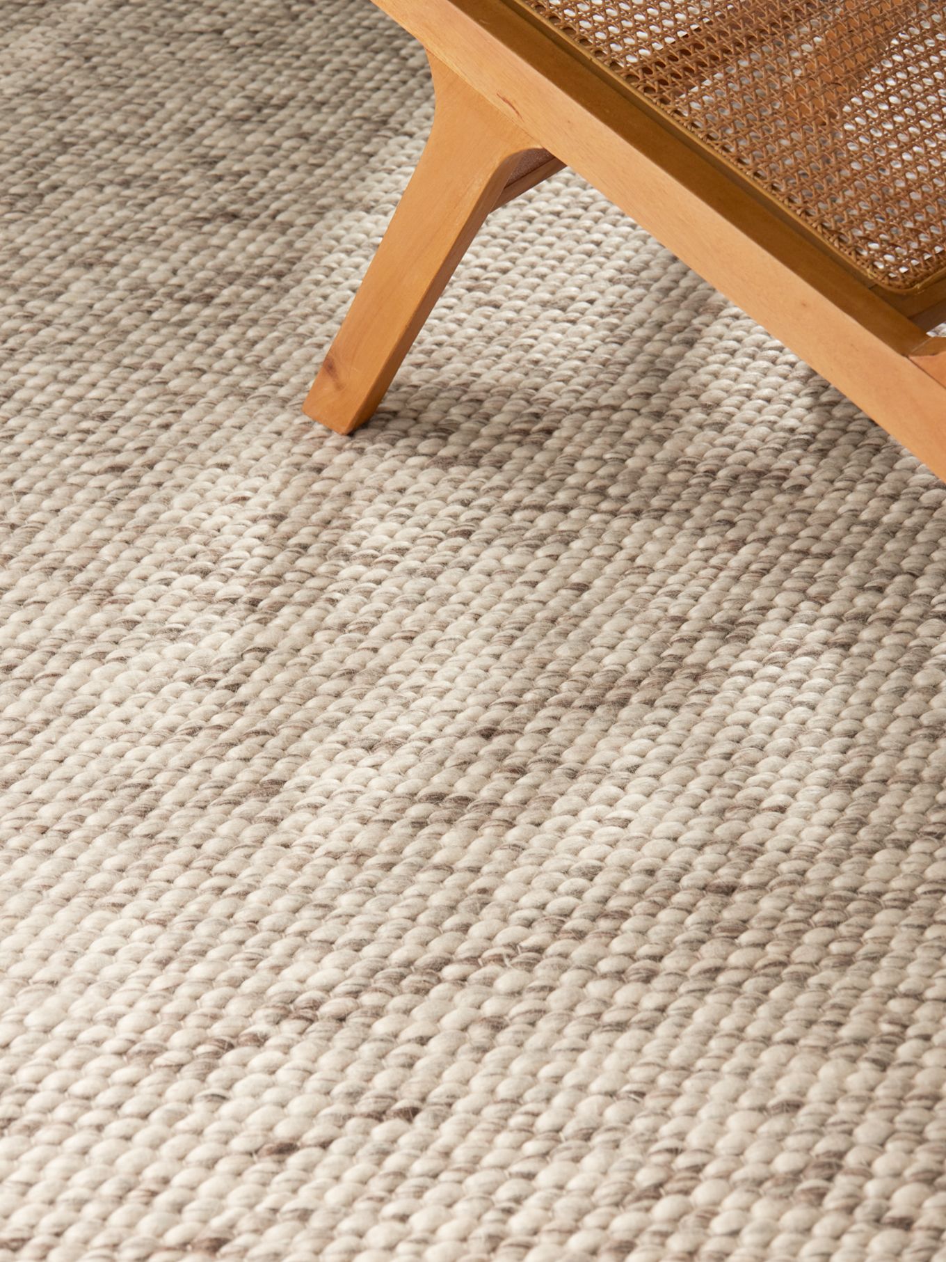 ELLE Decoration Teppich LYON: CREME / BRAUN