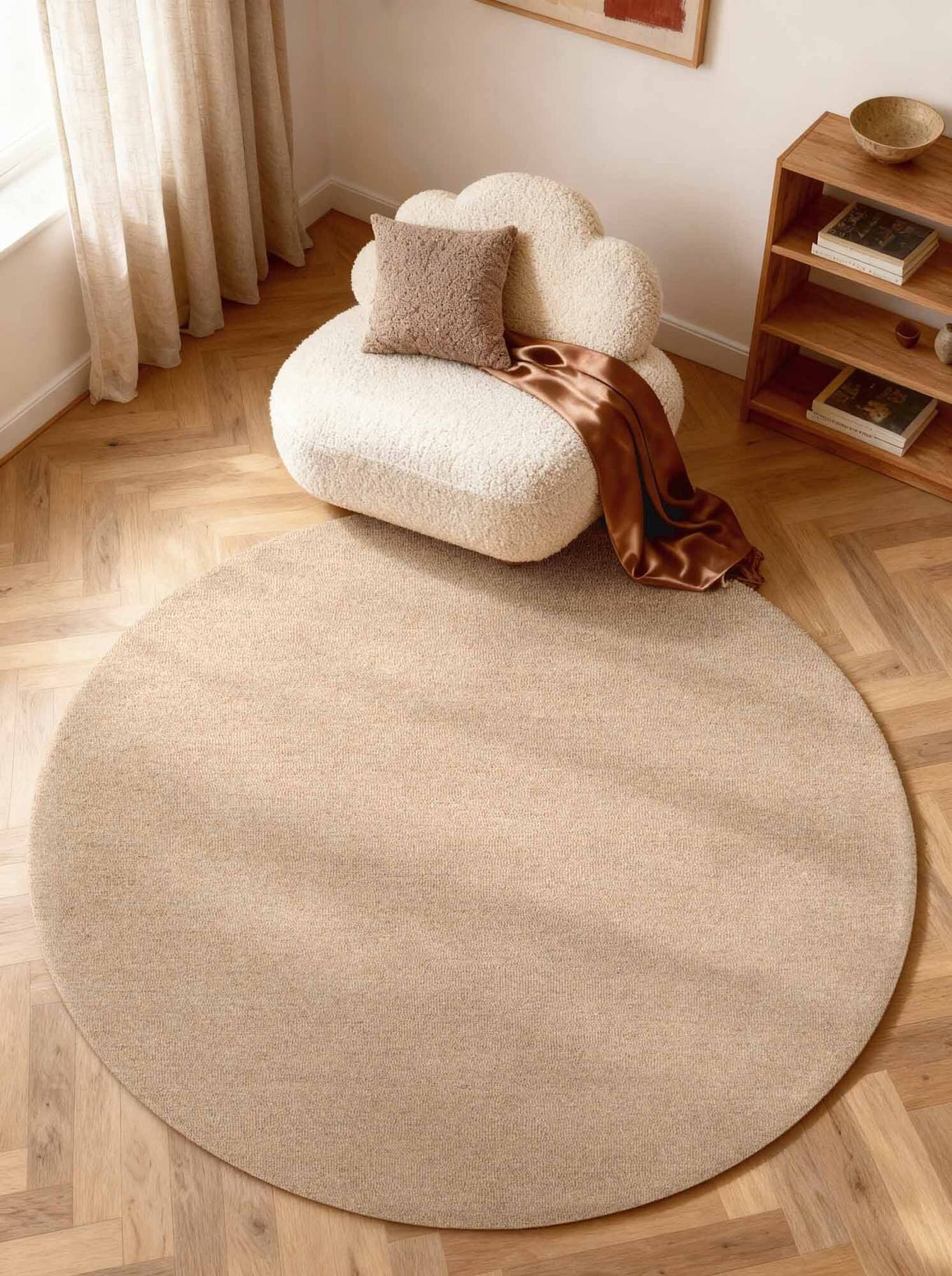 ELLE Decoration Teppich PURISTIC: BEIGE