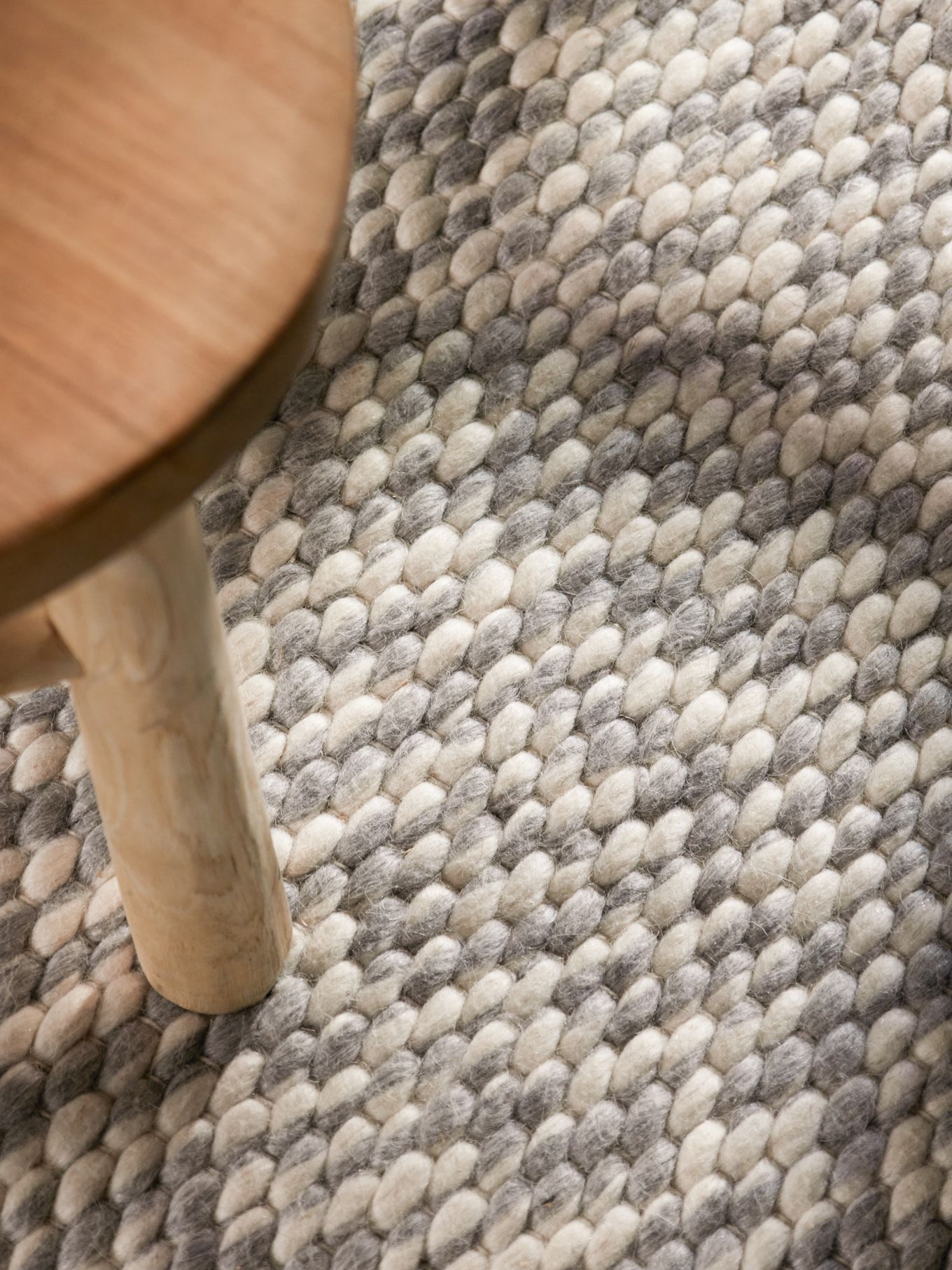 ELLE Decoration Teppich LYON: CREME / GRAU