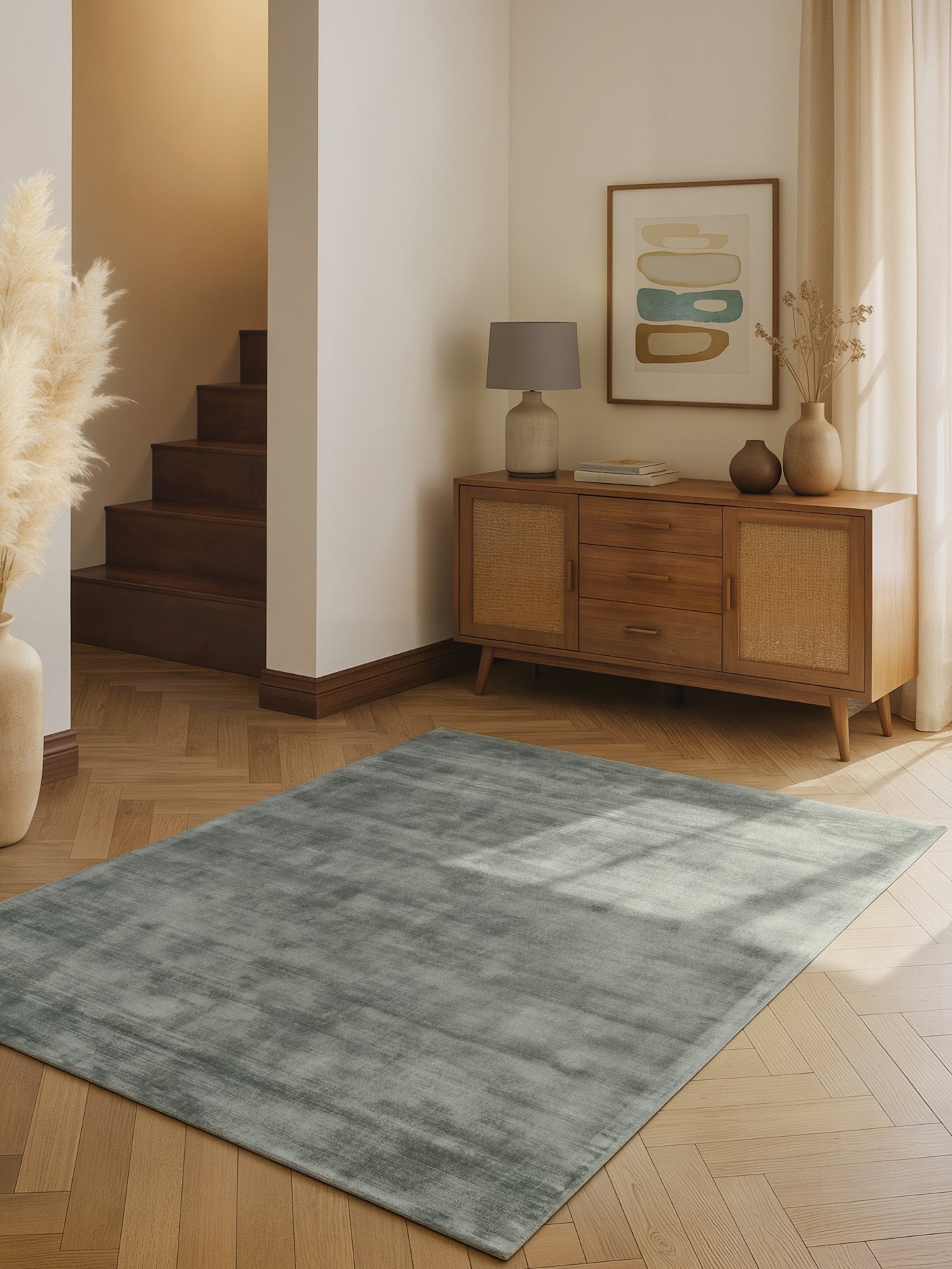 vikosa Teppich NOEMI: HELLBLAU