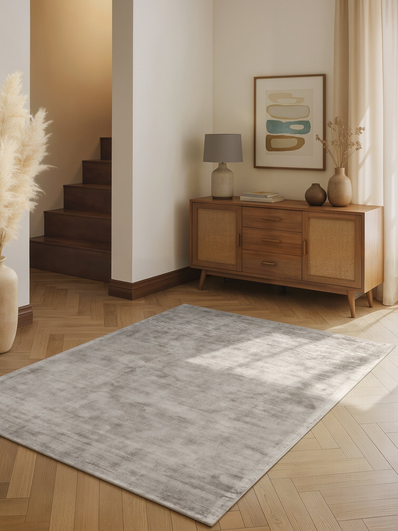 vikosa Teppich NOEMI: HELLGRAU